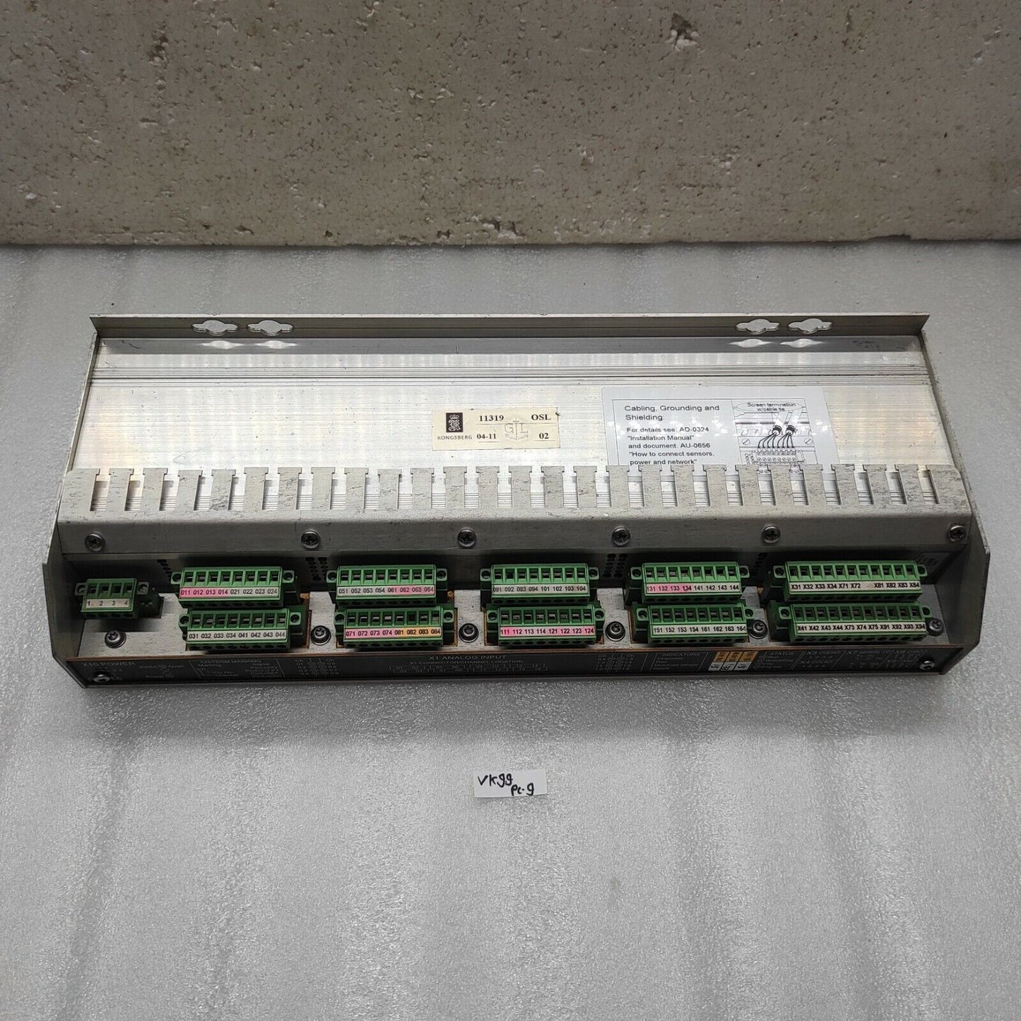 KONGSBERG MARITIME RAI-16 REMOTE ANALOG INPUT MODULE 8100148