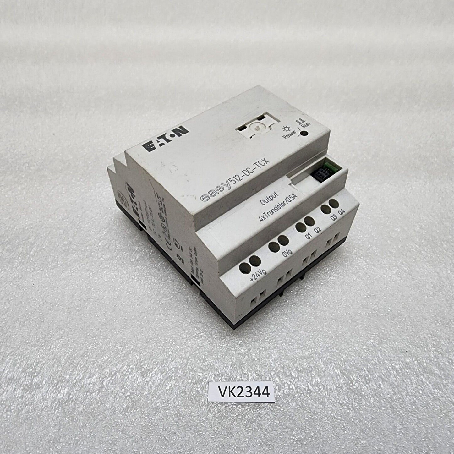 EATON EASY 512-DC-TCX PROGRAMMABLE CONTROLLER 24VDC