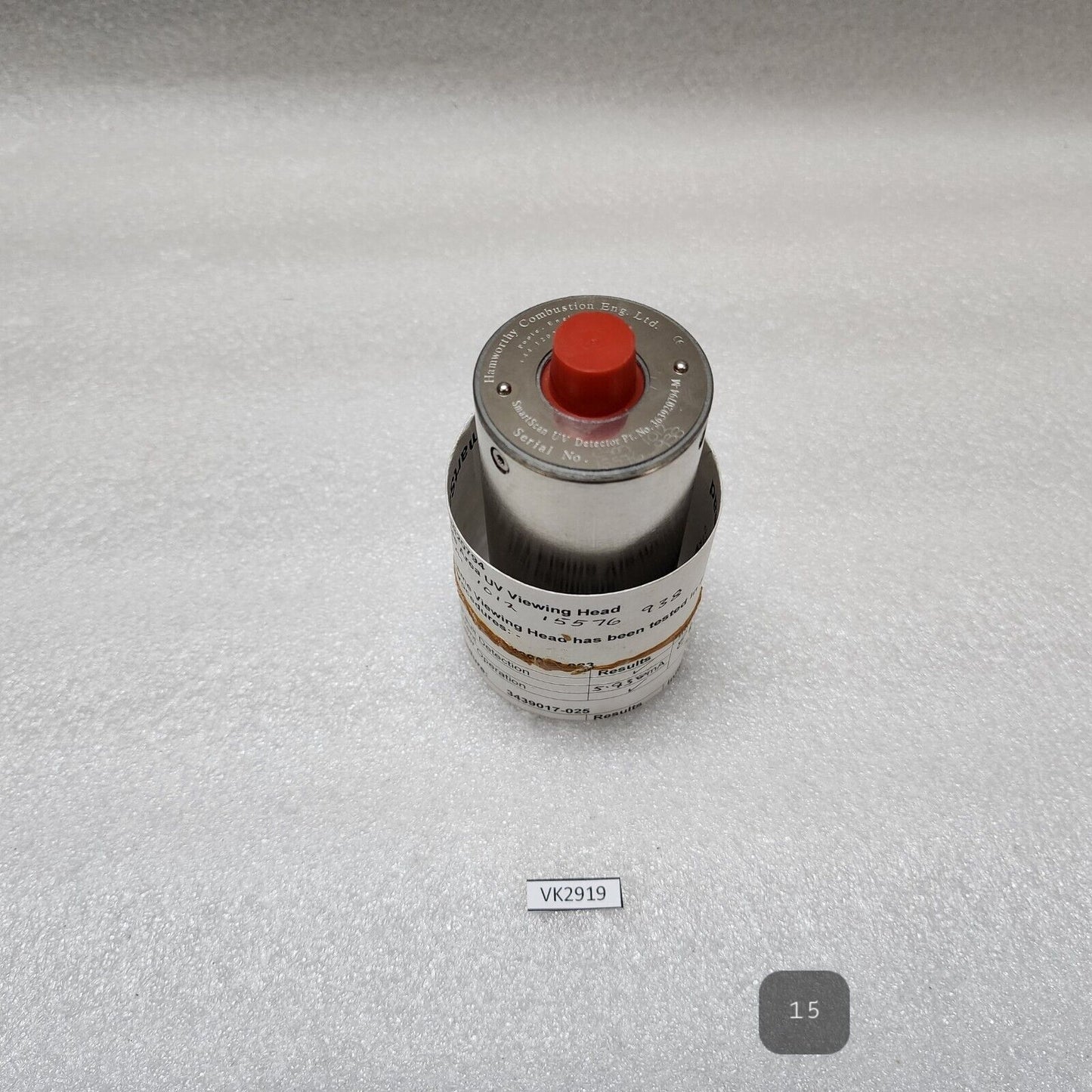 HAMWORTHY COMBUSTION 363920794-M SMARTSCAN UV DETECTOR UIW WITH TEST CERTIFICATE