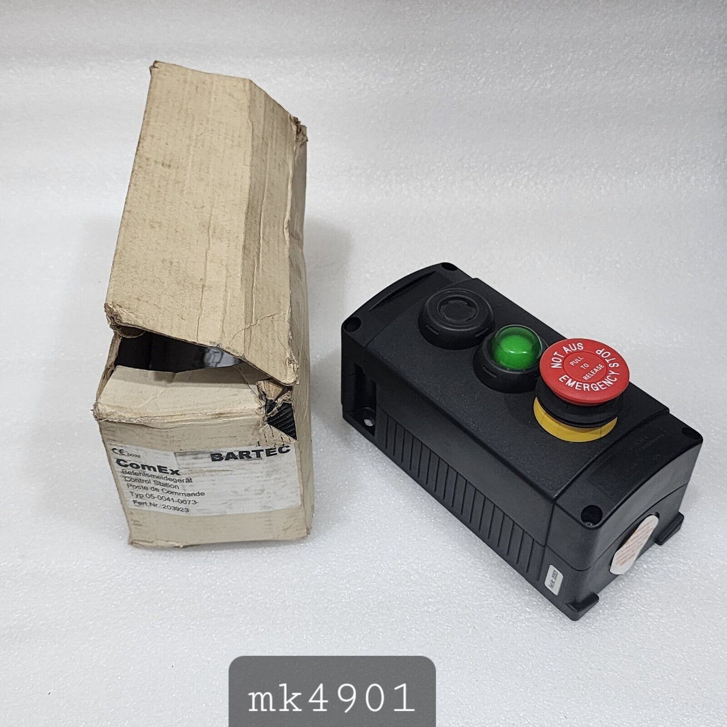 BARTEC 05-0041-0073 PUSH BUTTON CONTROL STATION 07-3513