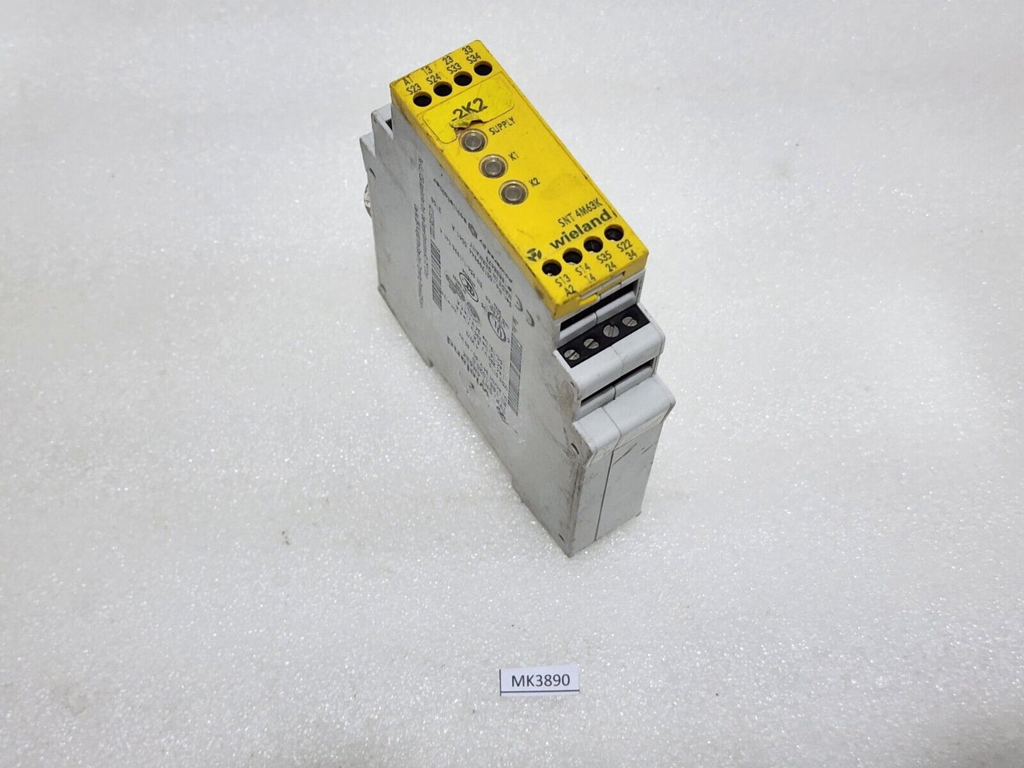 WIELAND 4M63K SAFETY MONITORING RELAY R1.188.1020.0 24V AC-DC