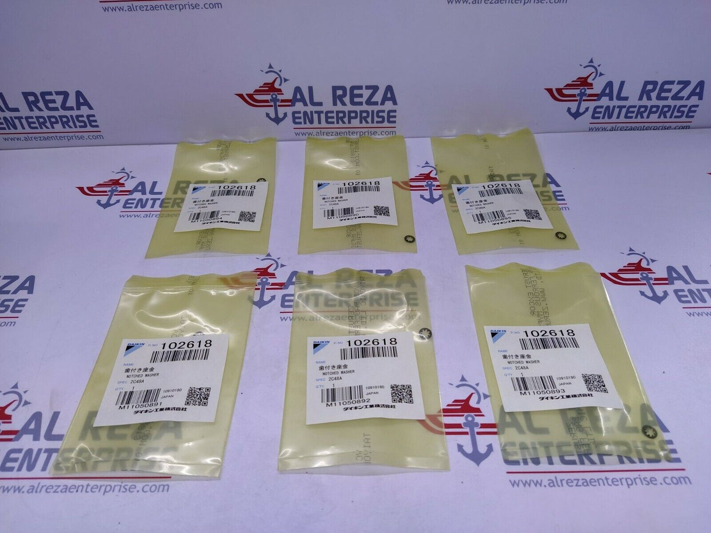 Daikin 102618 Notched Washer 2C48A