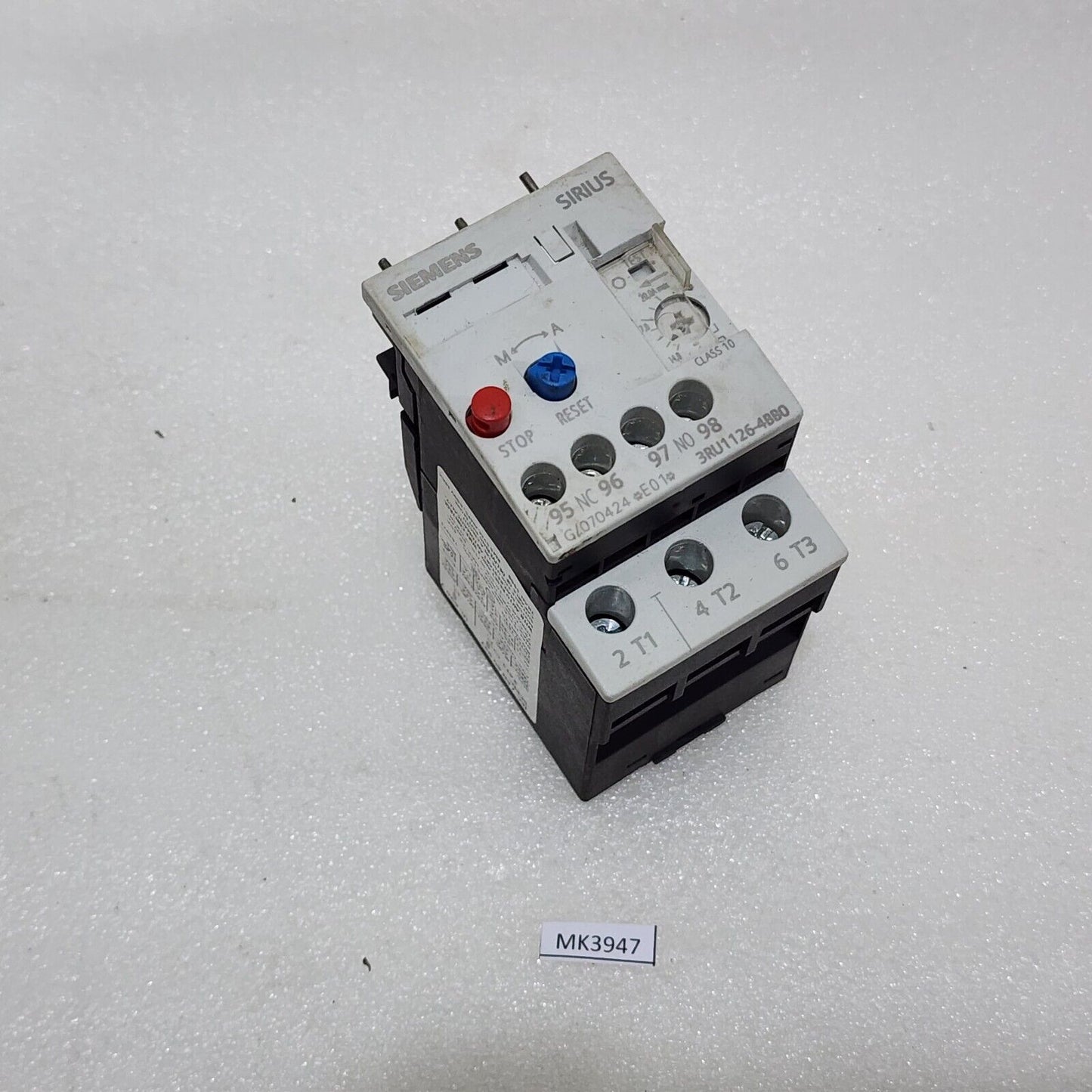 SIEMENS SIRIUS 3RU1126-4BB0 THERMAL OVERLOAD RELAY 14-20A