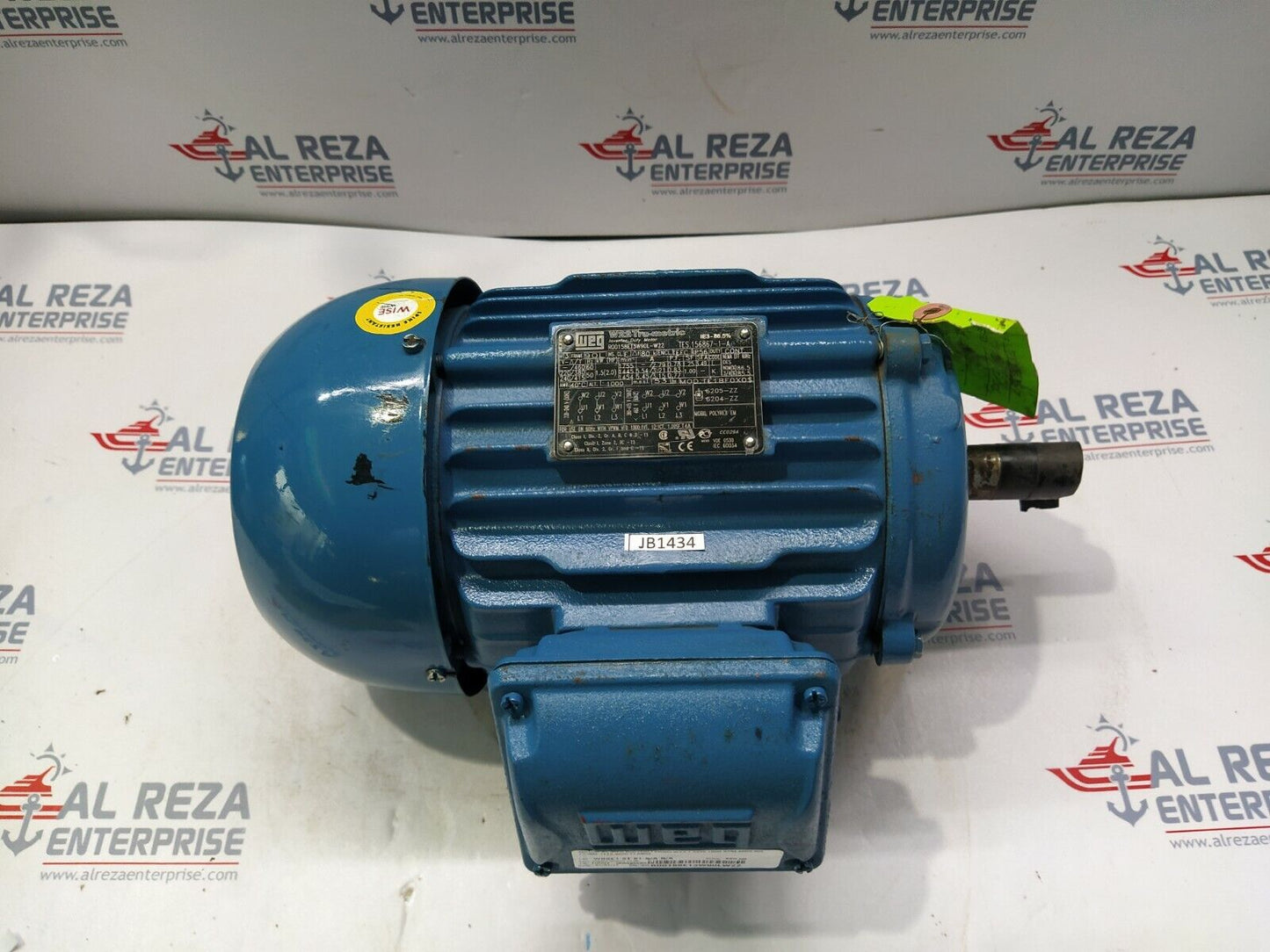 WEG R00158ET3W90L-W22 INVERTER DUTY MOTOR 2-HP 1755-RPM 460V