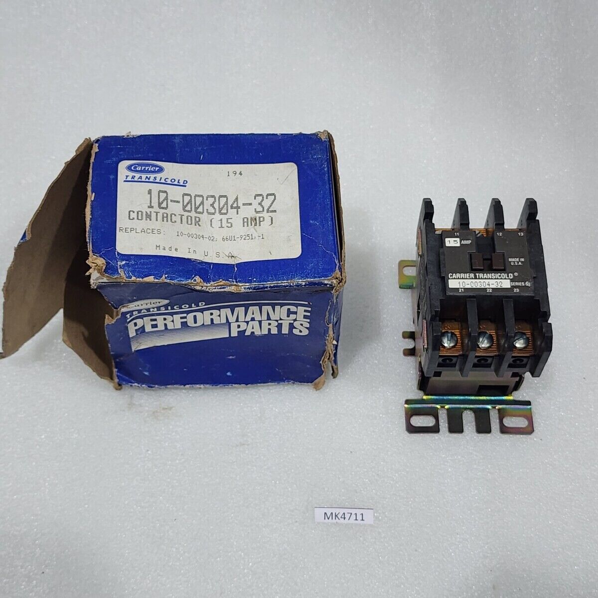CARRIER 10-00304-32 15A CONTACTOR 24VAC