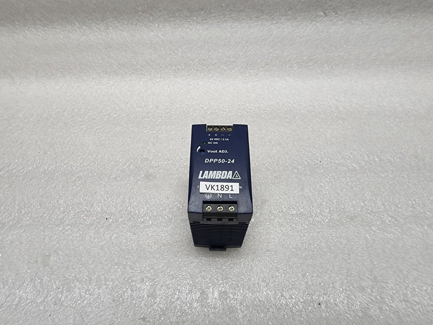 LAMBDA DPP50-24 DIN RAIL POWER SUPPLY 24VDC 50W