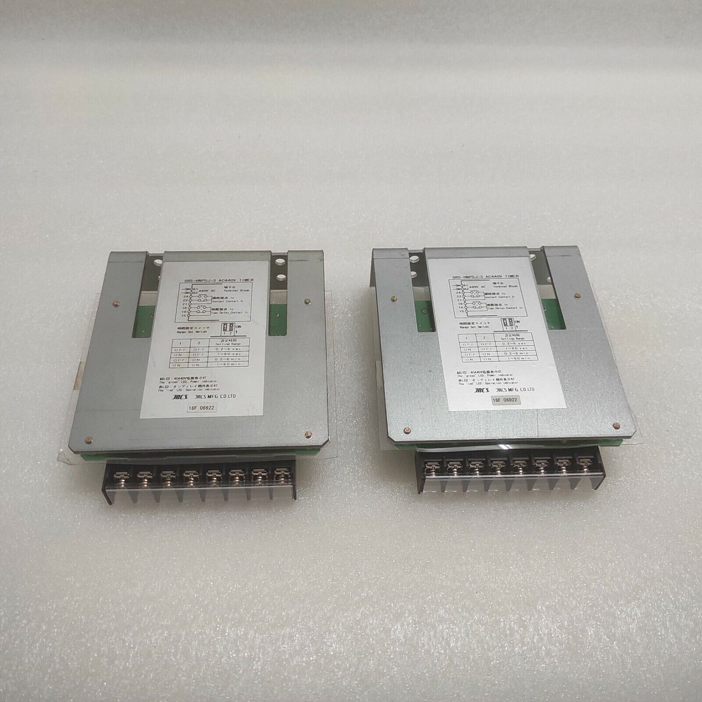 JRCS SRS-HNPSJ-3 TIMER CARD 440VAC