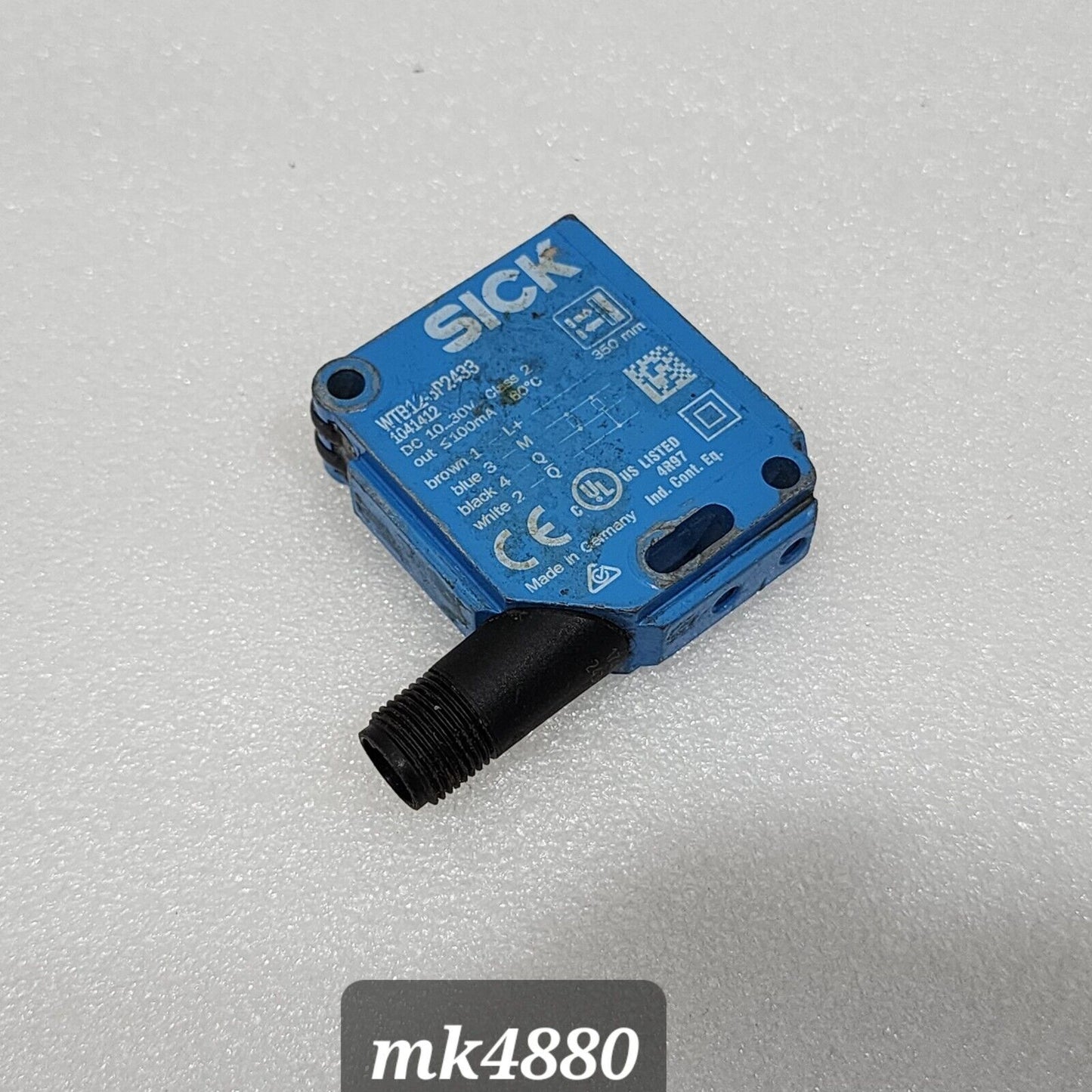 SICK WTB12-3P2433 PHOTOELECTRIC SENSOR 1041412 10-30VDC