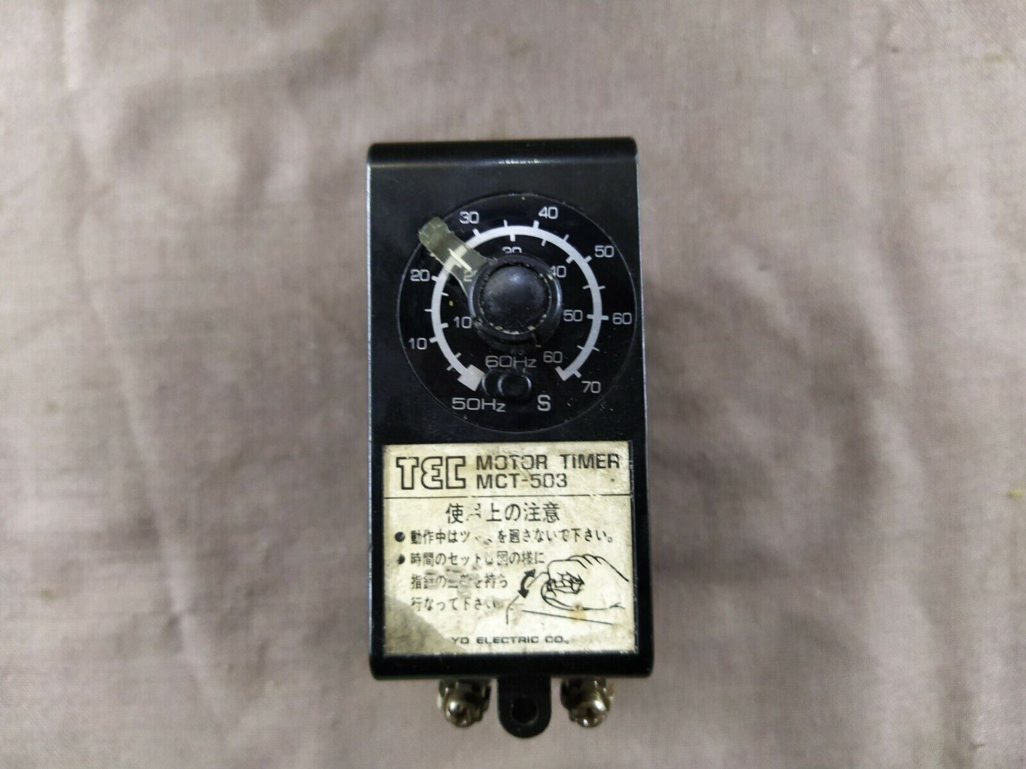 Tec Motor Timer MCT-503 10-70S MCT503