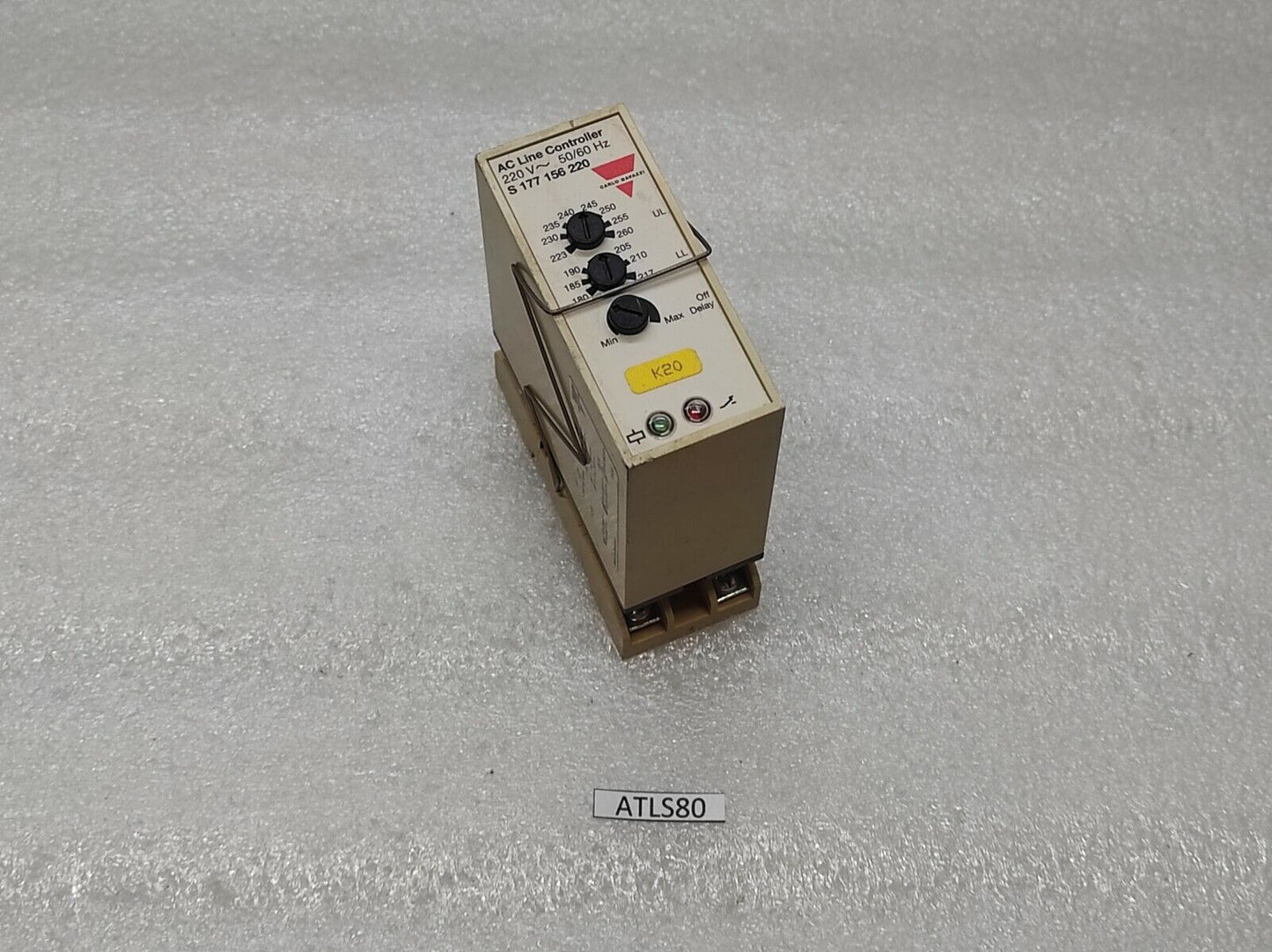 CARLO GAVAZZI S 177 156 220 AC LINE CONTROLLER 220V S177156220