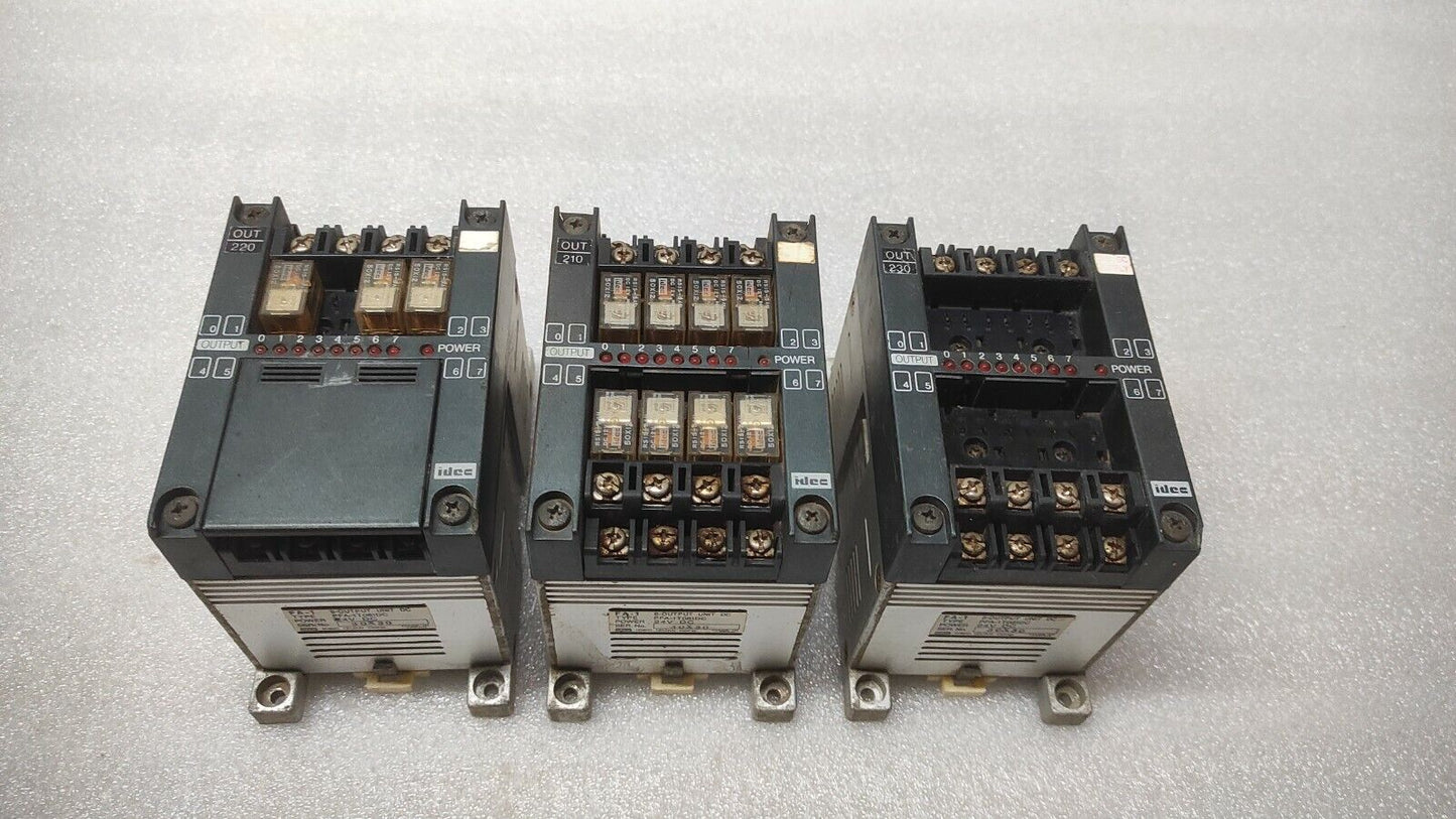 IDEC PFA-1T081DC OUTPUT MODULE 24VDC