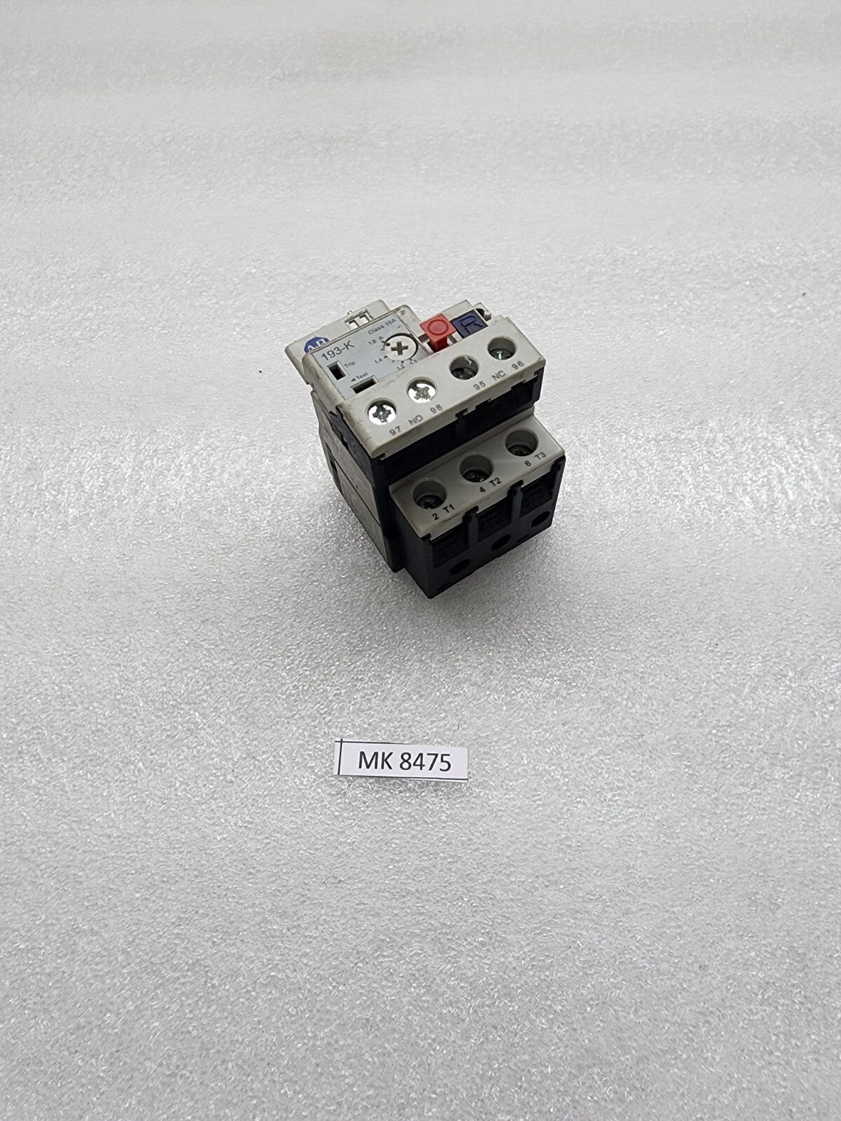ALLEN BRADLEY CAT 193-KB16 THERMAL OVERLOAD RELAY 1.1-1.6A