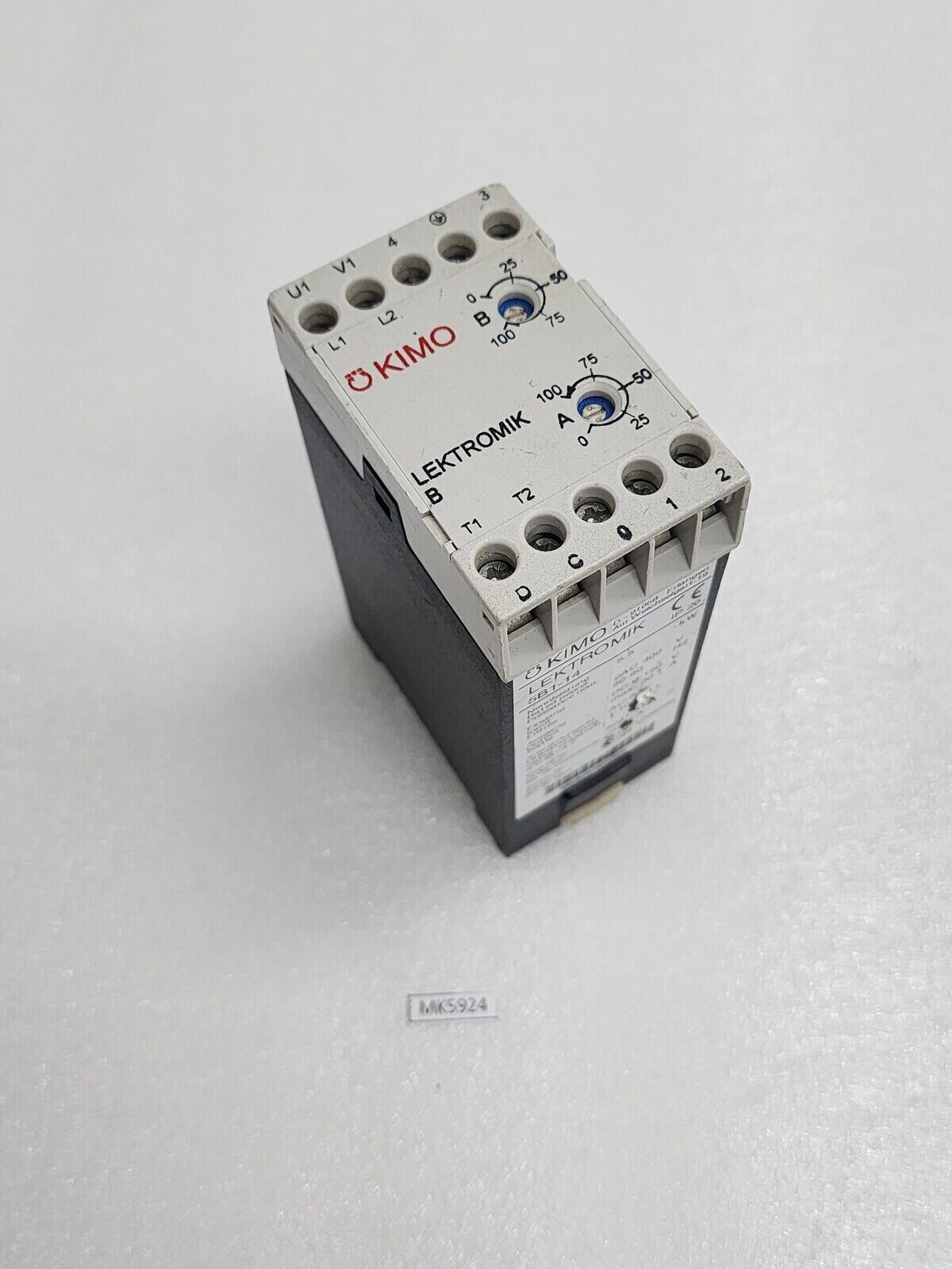 KIMO LEKTROMIK 5B1-14 5.5KW DC INJ. BRAKE UNIT 400VAC