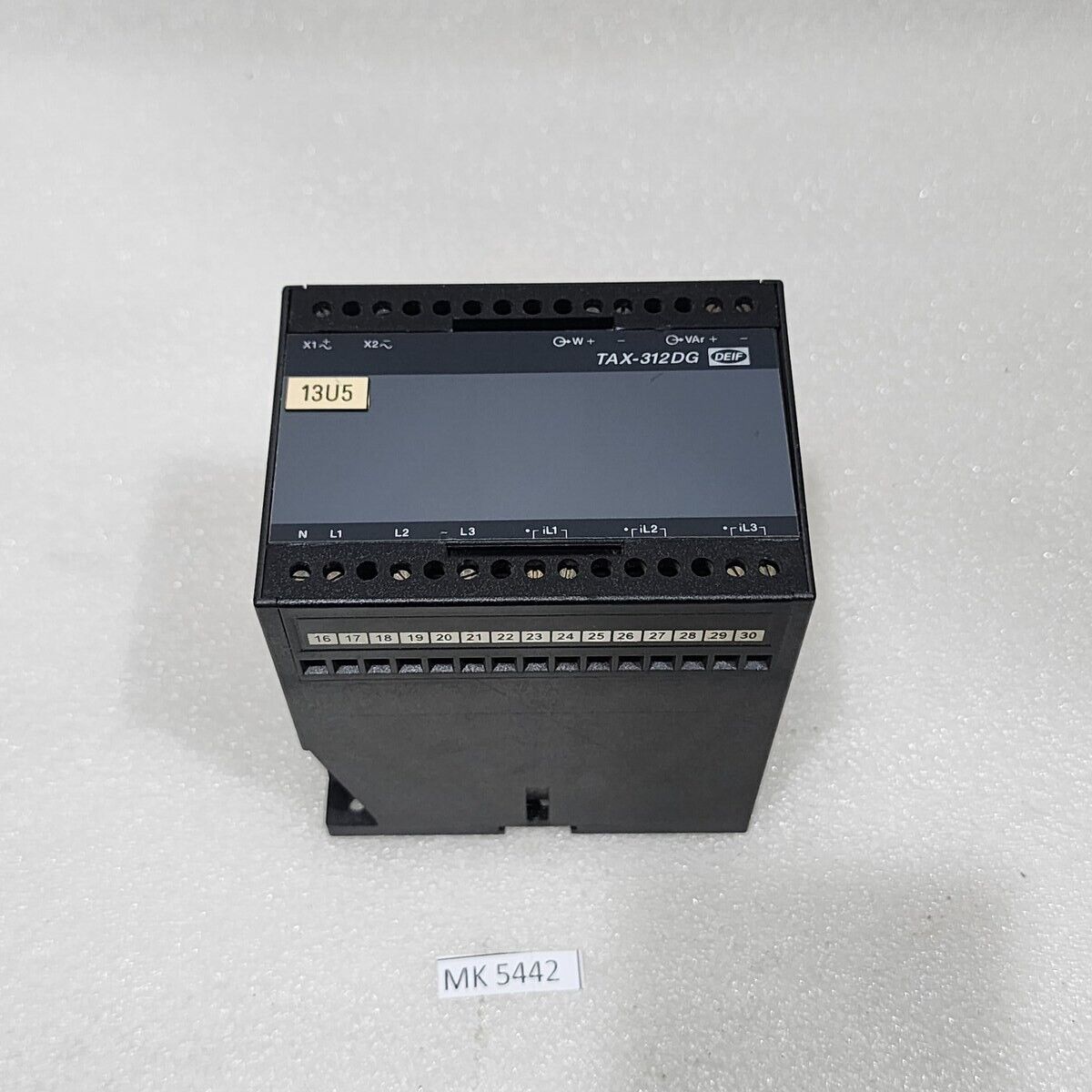 DEIF TAX-312DG DUAL OUTPUT POWER TRANSDUCER 440VAC 405847.10