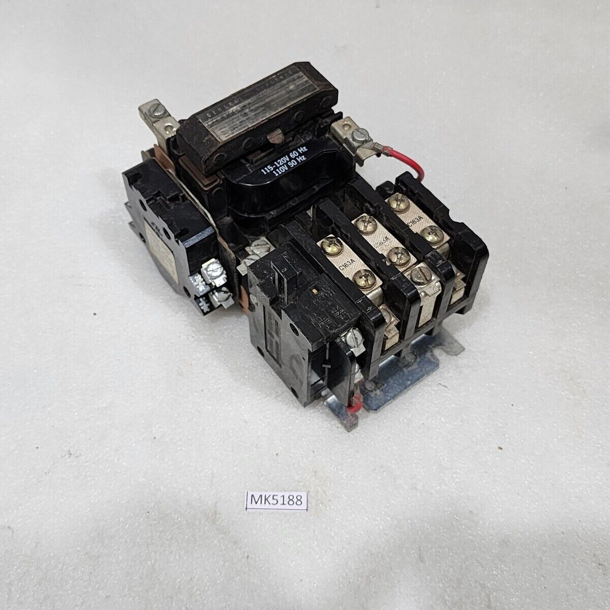 GENERAL ELECTRIC CR306A0 3-POLE MAGNETIC MOTOR STARTER CR305X100RC COIL 110-120V