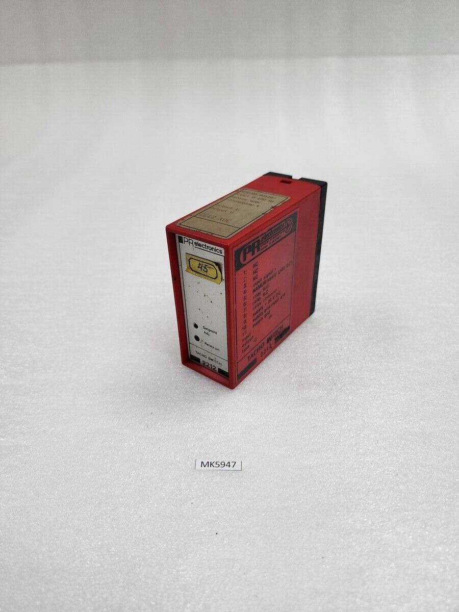 PR ELECTRONICS 2212 TACHO SWITCH 2212 X0C 24VDC