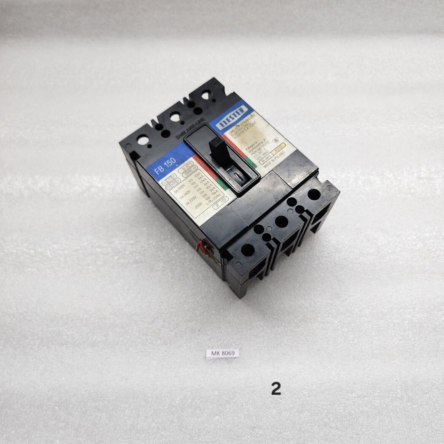 ELESTER FB150 3-POLE CIRCUIT BREAKER 100A