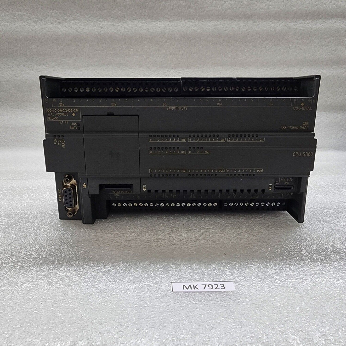 SIEMENS 6ES7 288-1SR60-0AA0 SIMATIC S7-200 SMART CPU SR60 120-240VAC