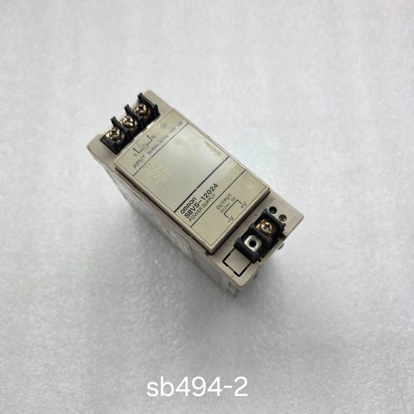 OMRON S8VS-12024 POWER SUPPLY 24VDC 5A