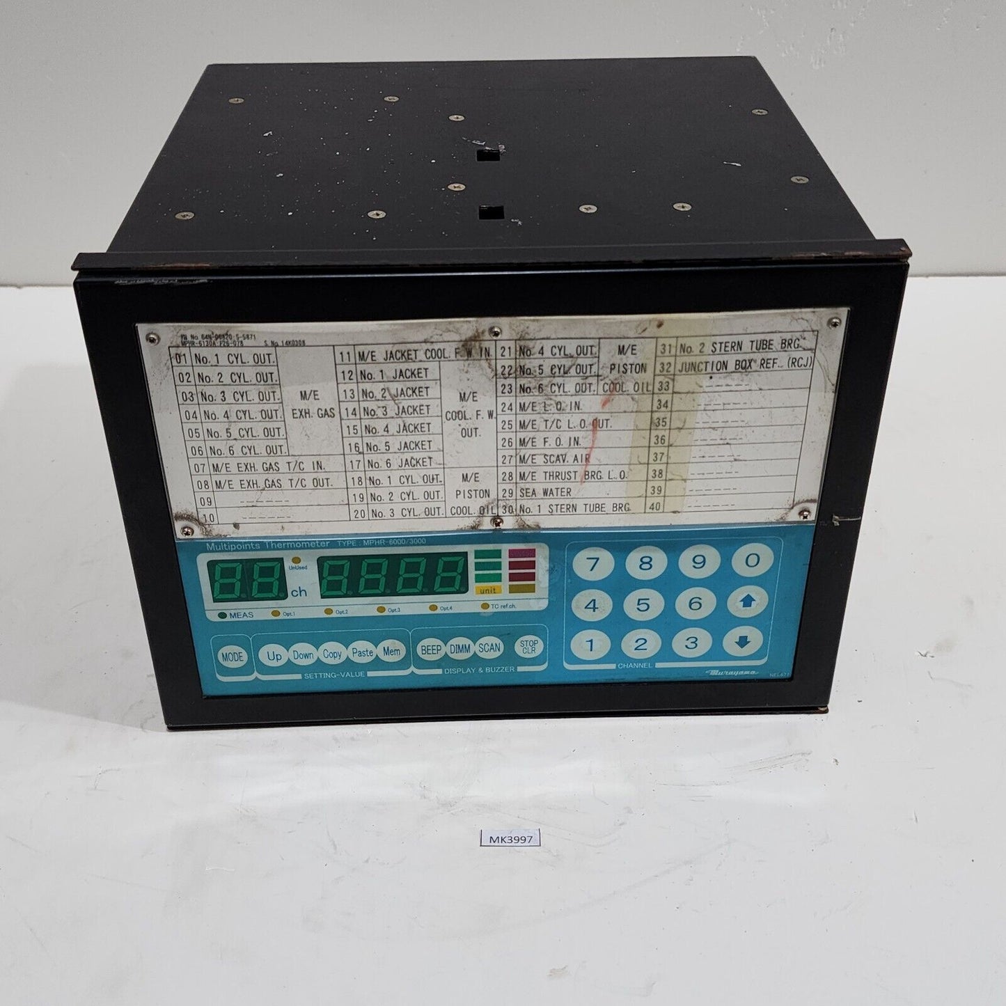 MURAYAMA MPHR-6000/3000 MULTIPOINTS THERMOMETER NEE677