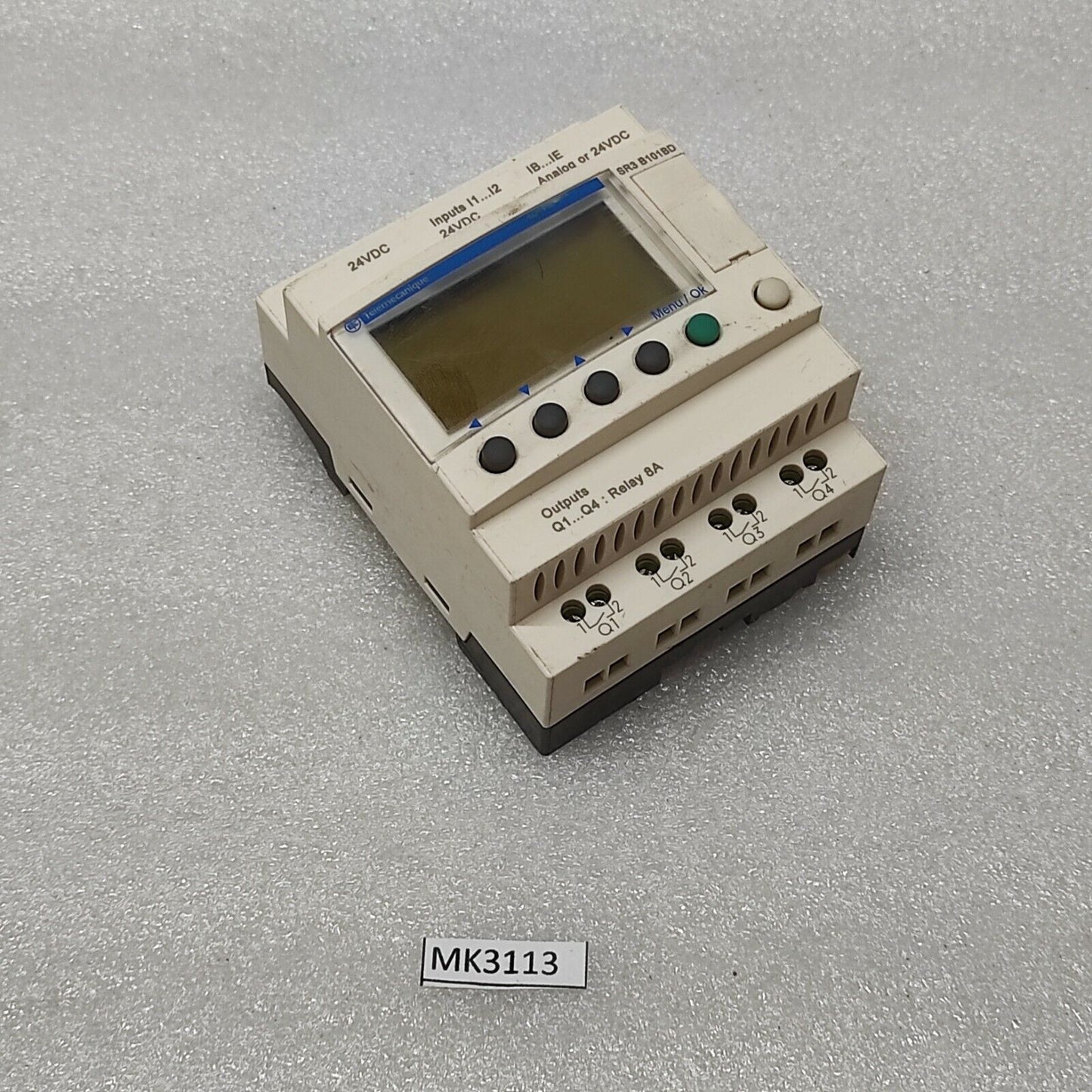 SE SR3B101BD LOGIC RELAY 24VDC