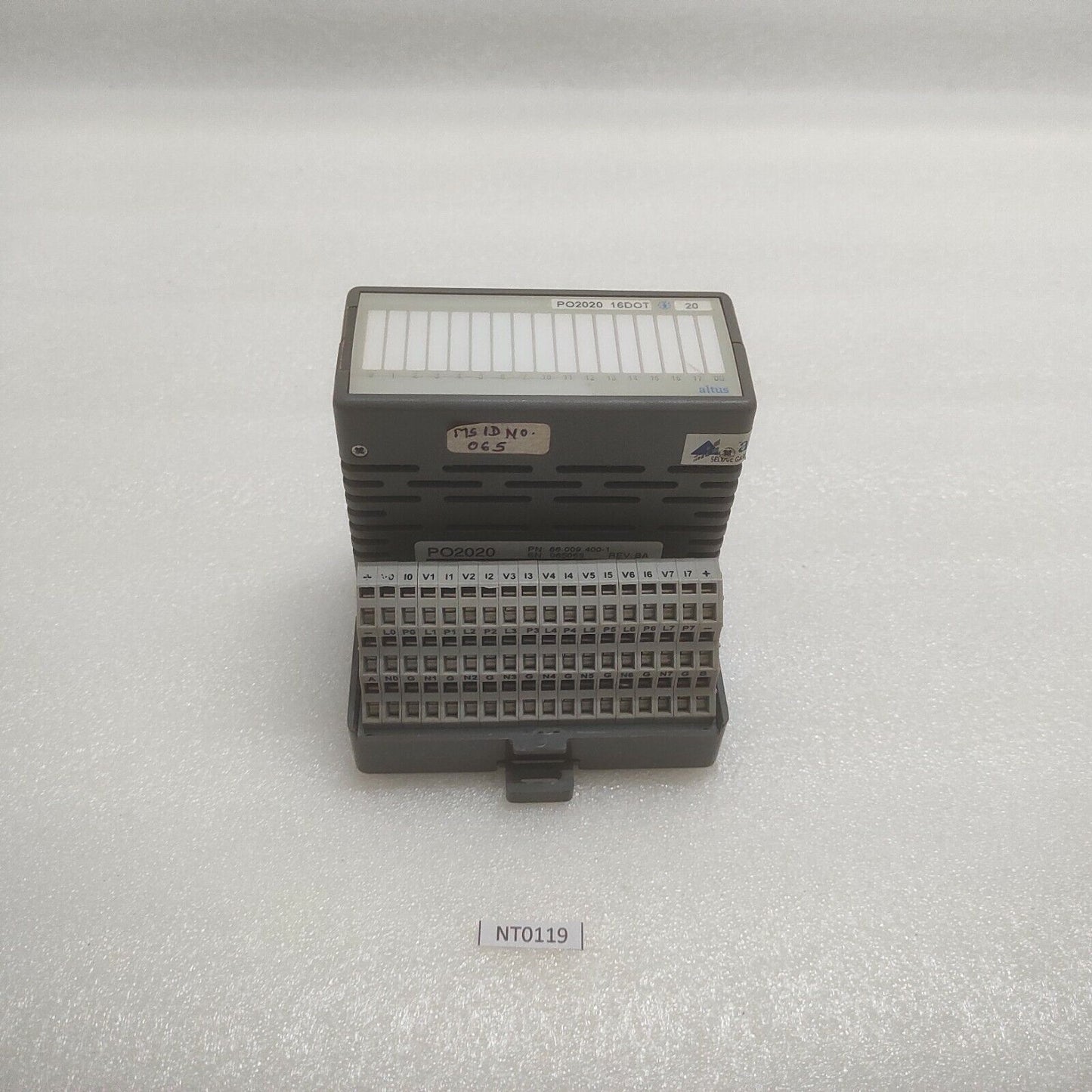 ALTUS PO2020 24 VDC 16 DO TRANSISTOR OPTO MODULE 66.009.400-1