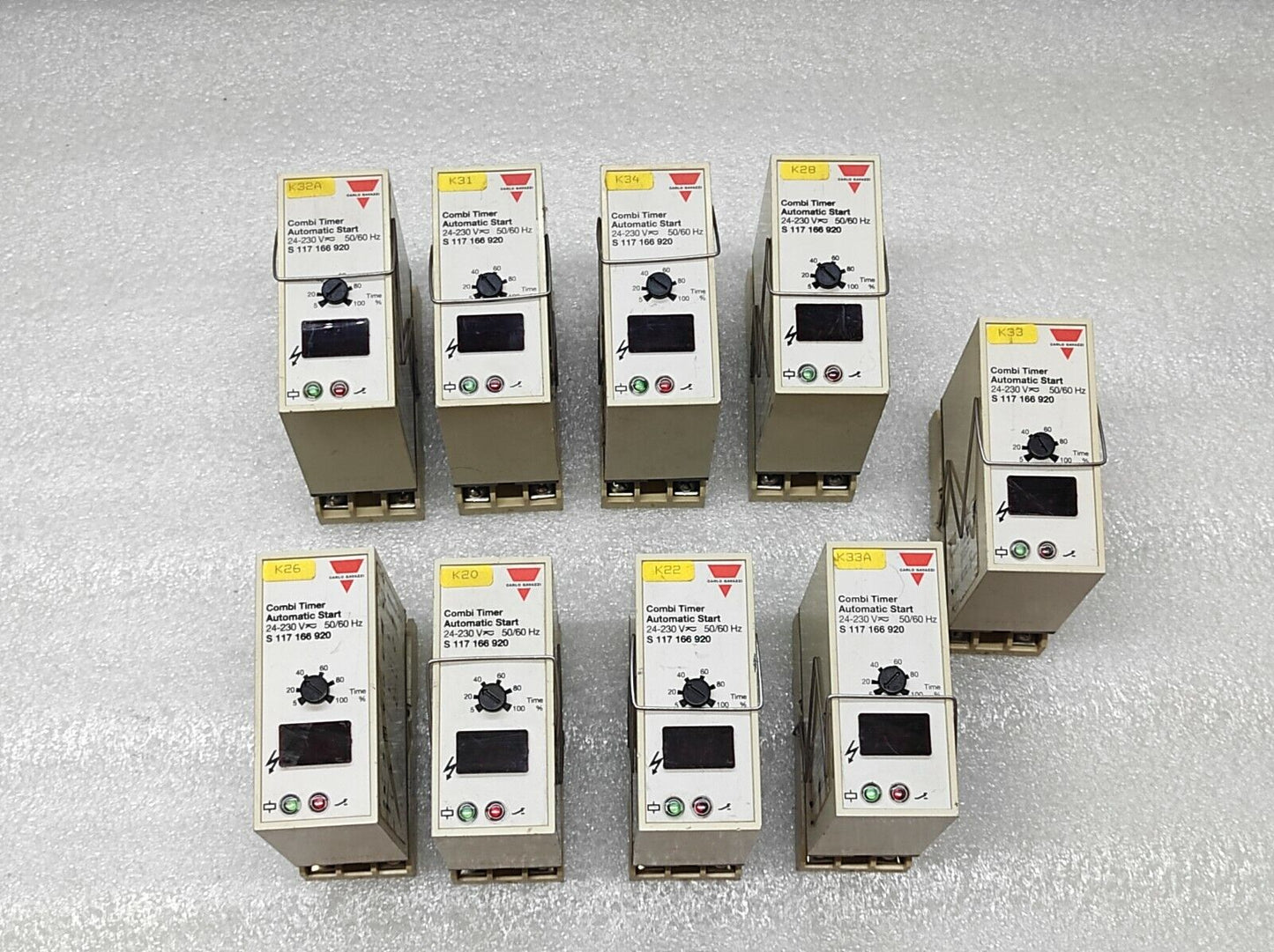 CARLO GAVAZZI S 117 166 920 COMBI TIMER 24-230V AC/DC S117166920