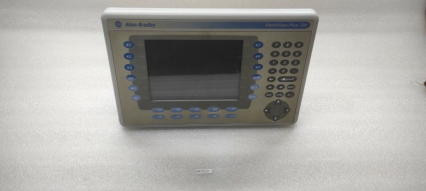 ALLEN BRADLEY PANELVIEW PLUS 700 2711P-RDK7C HMI 2711P-RP1