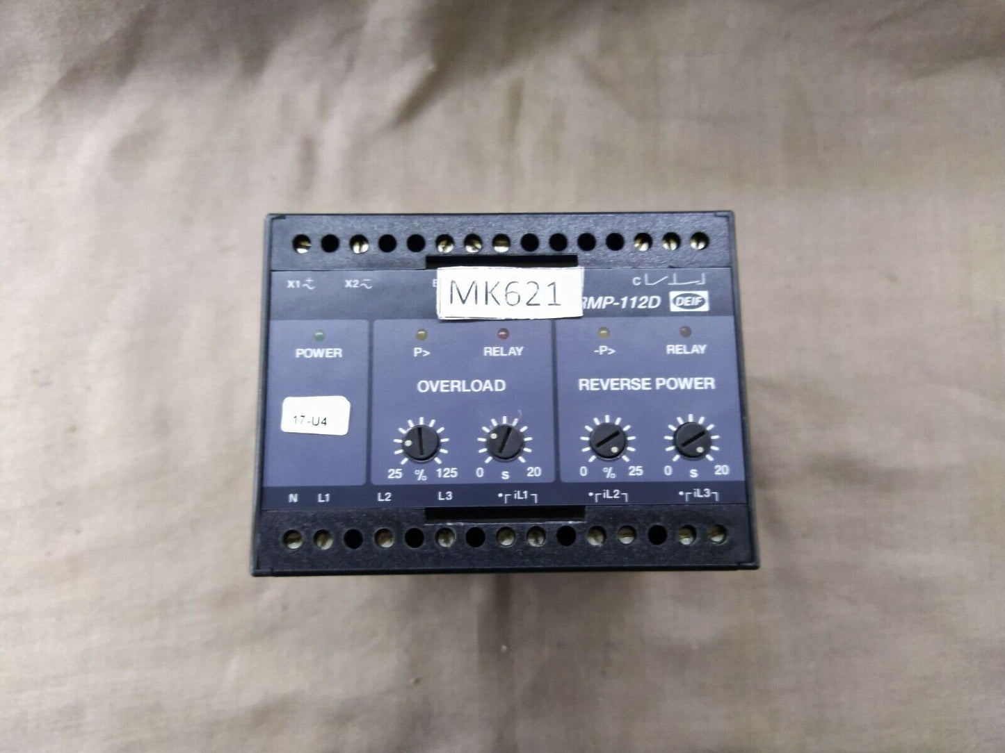 Deif RMP-112D Overload-Reverse Power Relay 400015560.100