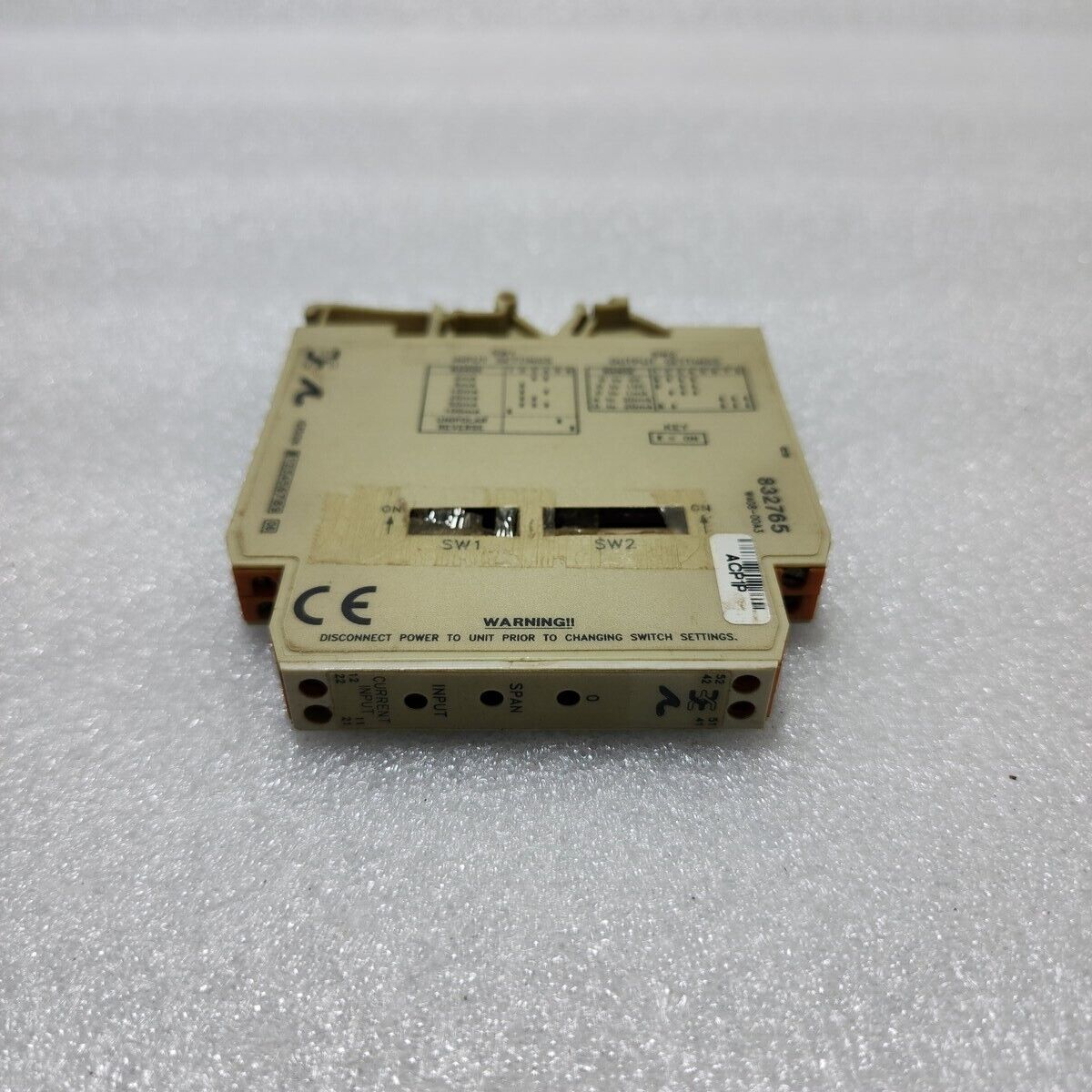 WEIDMULLER W408-00A3 ULTRA SLIMPAK ANALOGUE ISOLATOR 832765