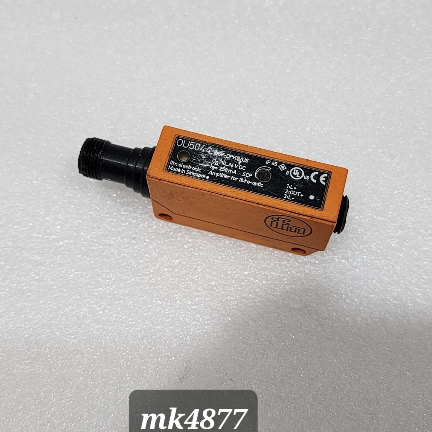 IFM OU5044 FIBER OPTIC AMPLIFIER OUF-DPKG/US 10-36VDC