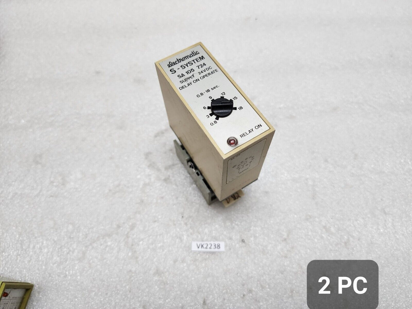 ELECTROMATIC S-SYSTEM SA105724 DELAY ON OPERATE 24VDC
