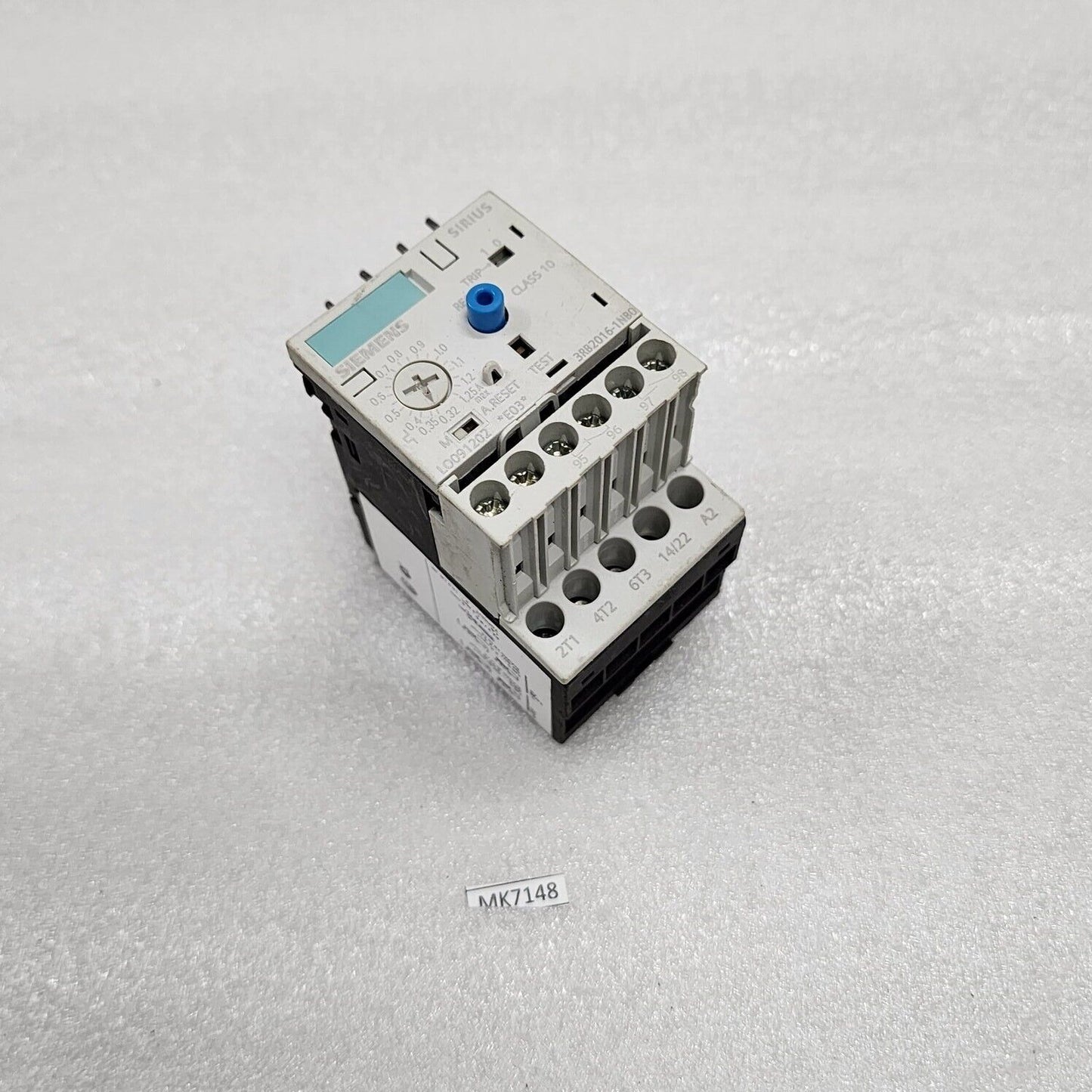 SIEMENS SIRIUS 3RB2016-1NB0 OVERLOAD RELAY 0.32-1.25A