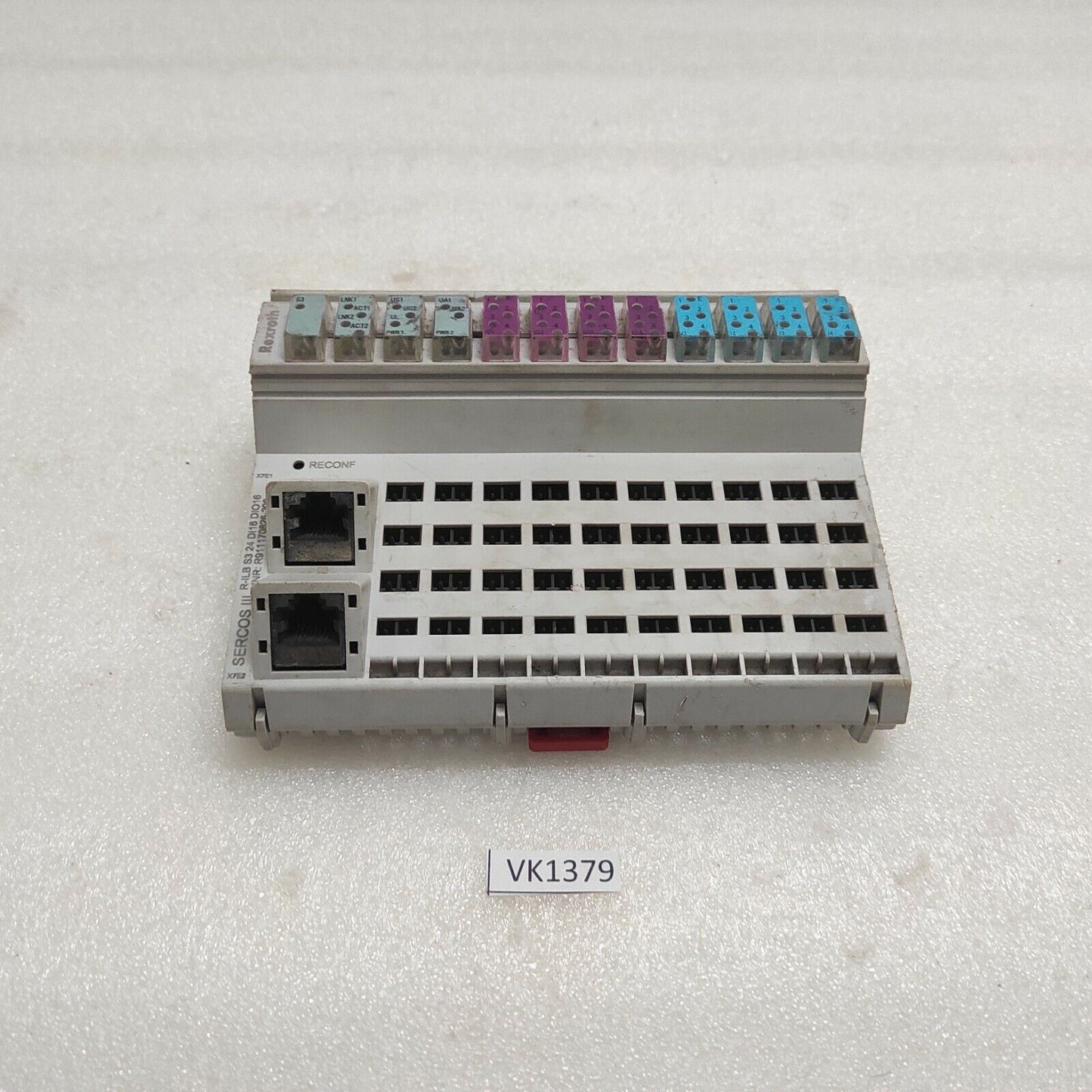 REXROTH SERCOS 3 R-ILB S3 24 DI16 DIO16 R911170826-206 24VDC