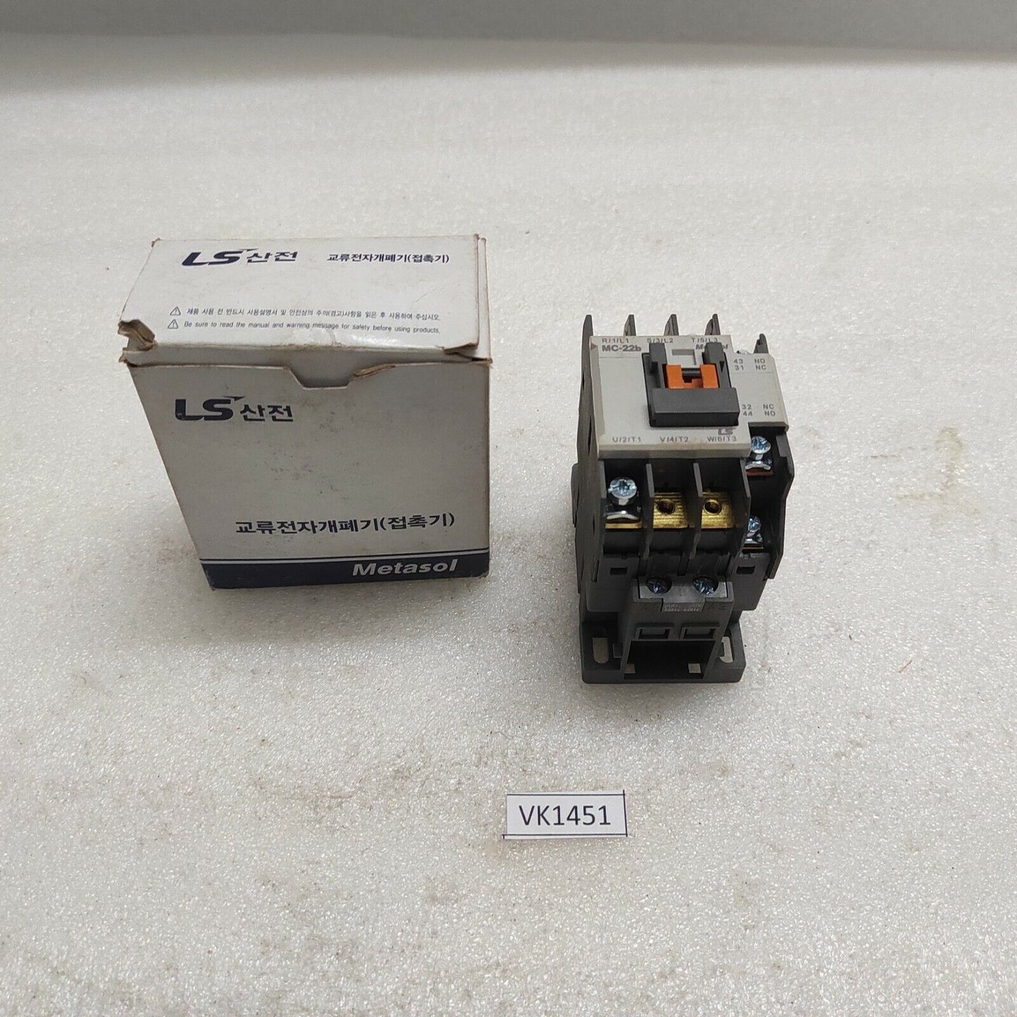 LS ELECTRIC MC-22B MAGNETIC CONTACTOR 22A COIL VOLTAGE 200-220V