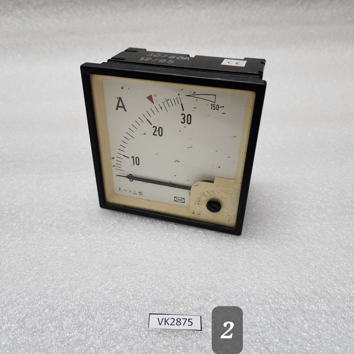 DEIF AMMETER SCALE 0-30A X 5