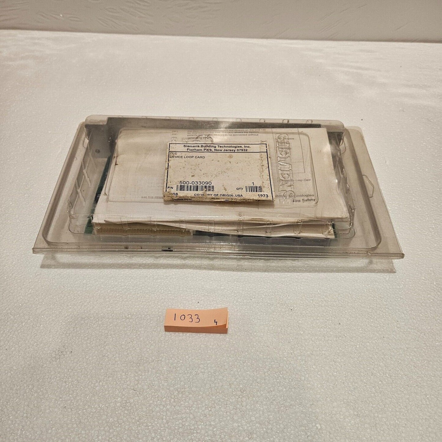 SIEMENS 500-033090 DEVICE LOOP CAED 315-033090 DLC