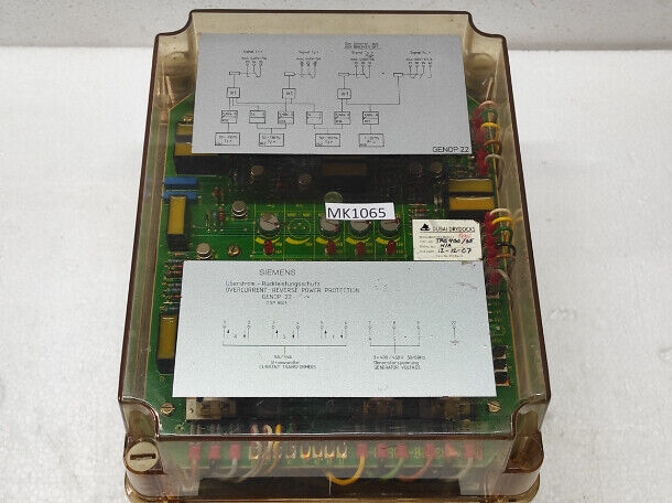 Siemens 7SP-8003 Overcurrent Reverse Power Protection GENOP 22 7SP8003