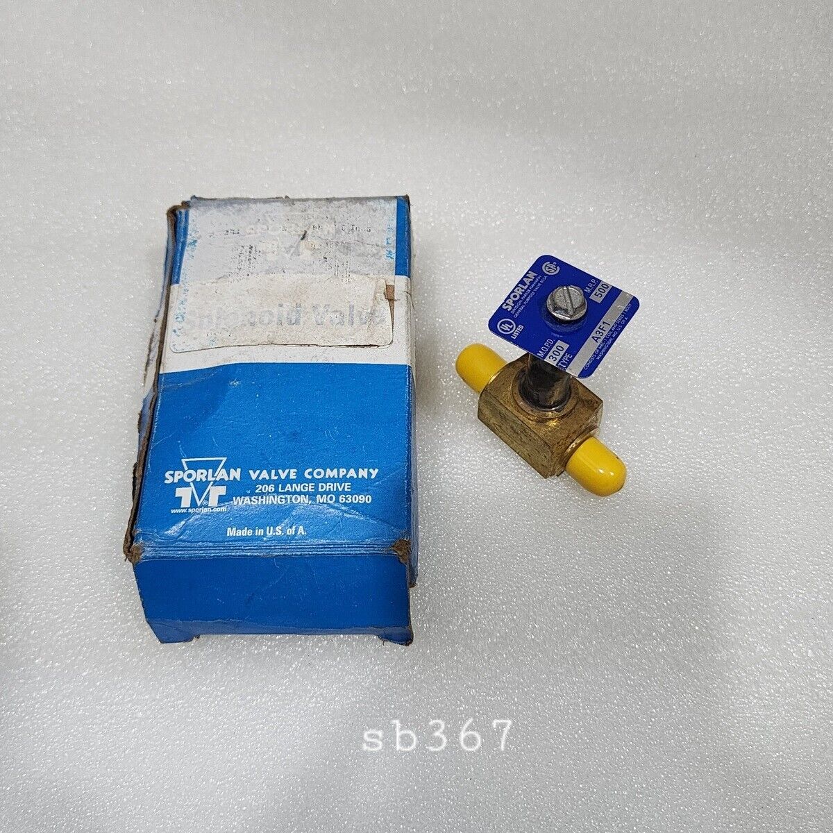 SPORLAN A3F1 SOLENOID VALVE MOPD 300 MRP 500