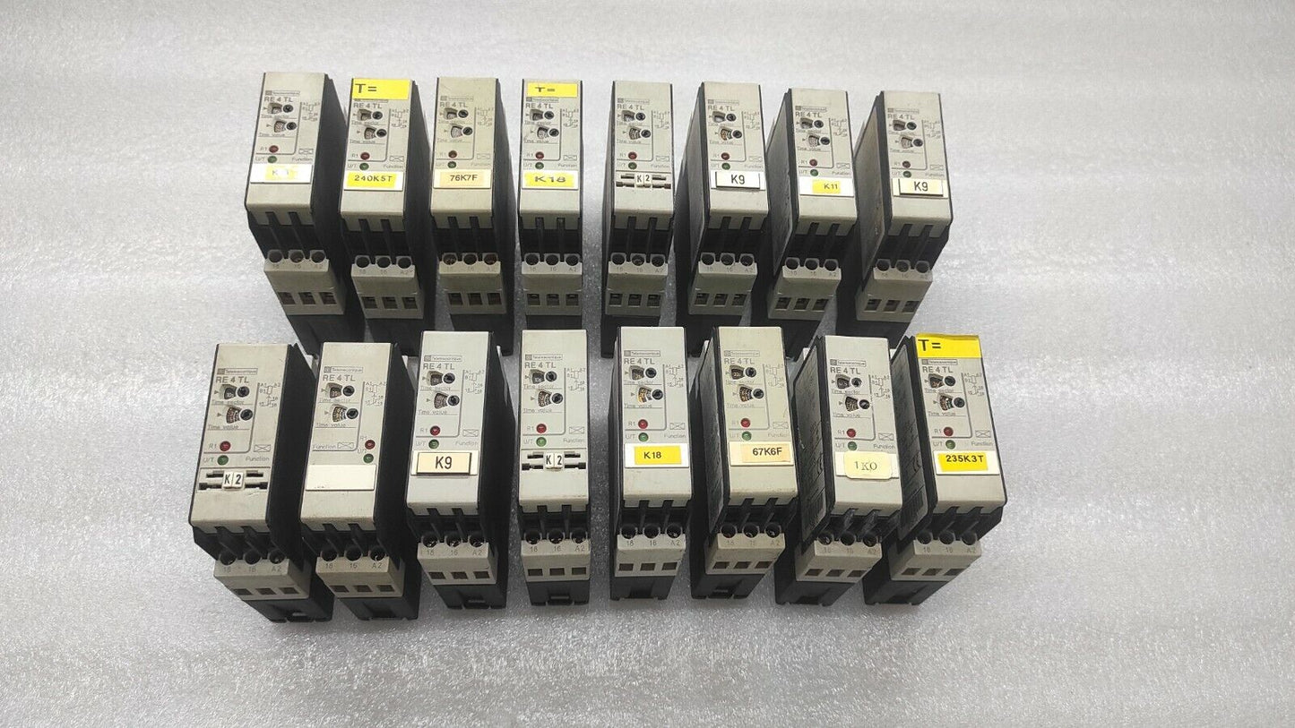 TELEMECANIQUE RE4 TL11BU TIME DELAY RELAY 09970 110-240V/24V 0.05S-300H