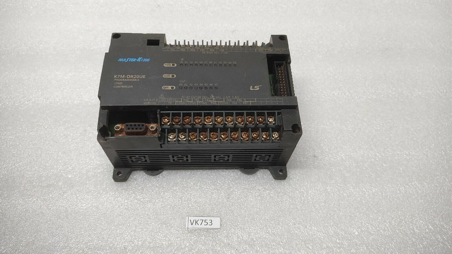 LS ELECTRIC K7M-DR20UE PROGRAMMABLE LOGIC CONTROLLER 100-240VAC