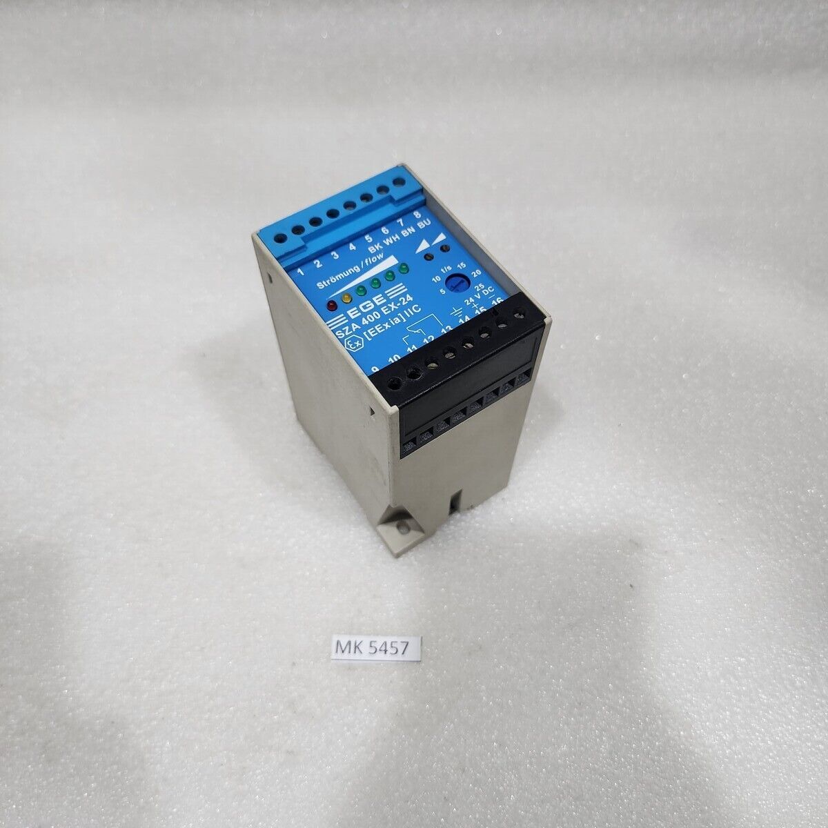 EGE SZA 400 EX-24 FLOW SENSOR AMPLIFIER RELAY 24VDC