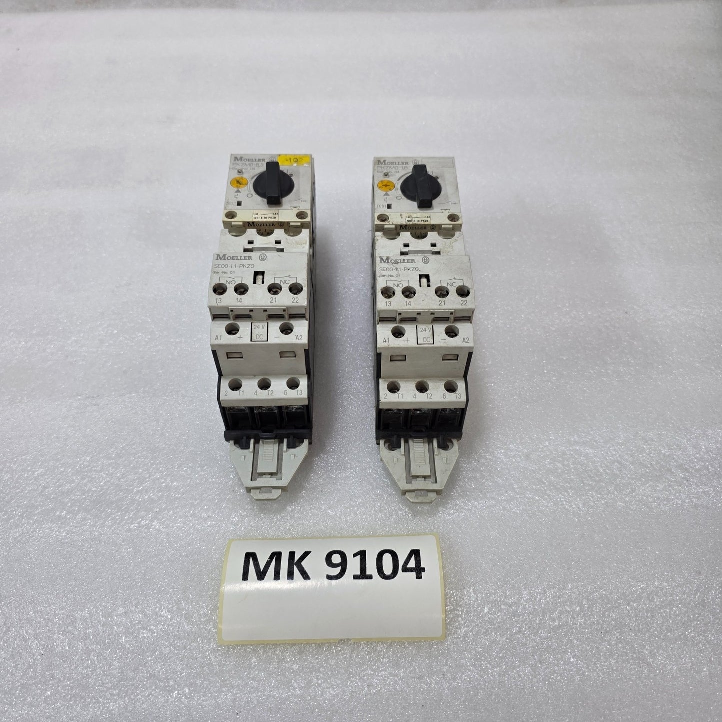MOELLER EATON PKZM0-6.3 MOTOR PROTECTION CIRCUIT BREAKER + SEO0-11-PKZ0