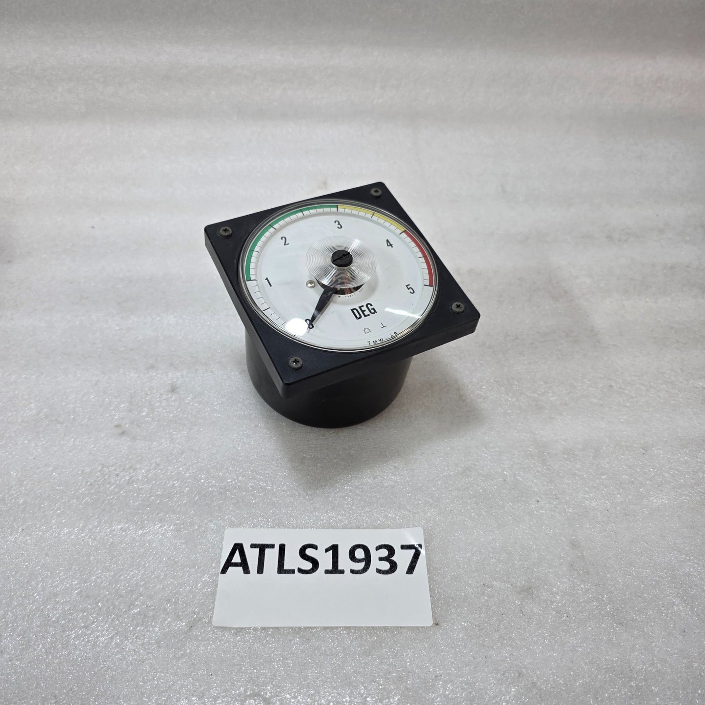 TSURUGA ELECTRIC TMW-4B ANALOG POWER FACTOR METER 0–5 DEG PANEL MOUNT CLASS 1.5