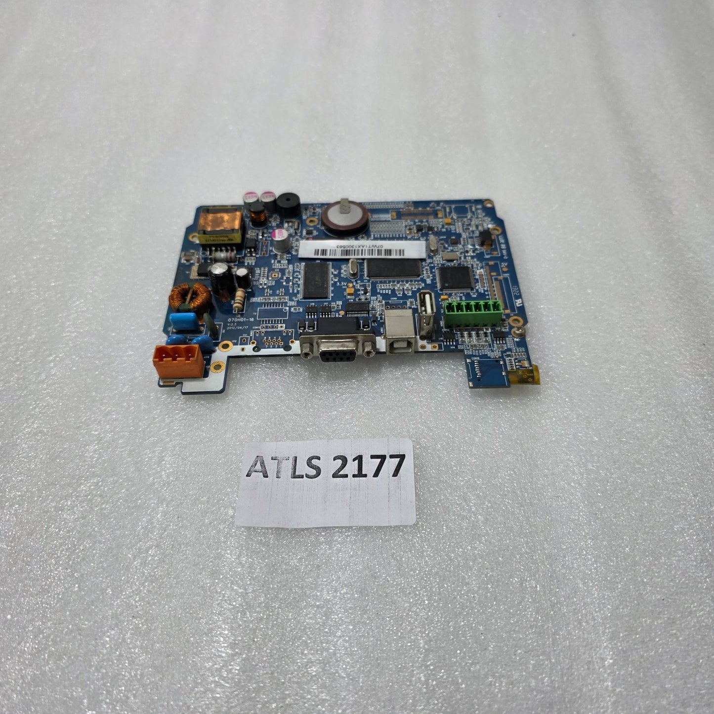 INDUSTRIAL CONTROL PCB BOARD 07VH01-16 V2.3 WITH POWER SUPPLY MODULE 94V-0