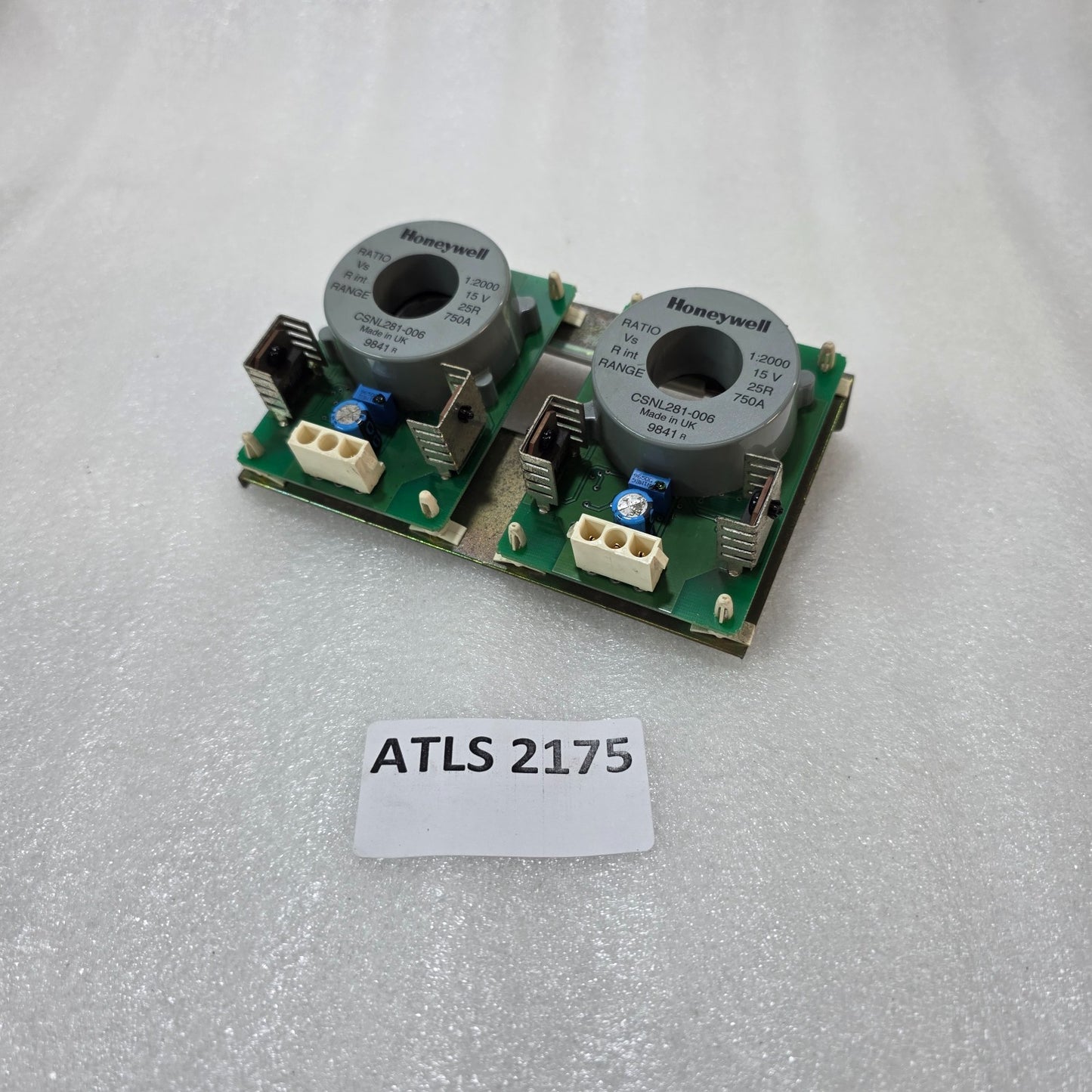 HONEYWELL CSNL281-006 CURRENT TRANSFORMER SENSOR 750A 1:2000 15V INDUSTRIAL MODU