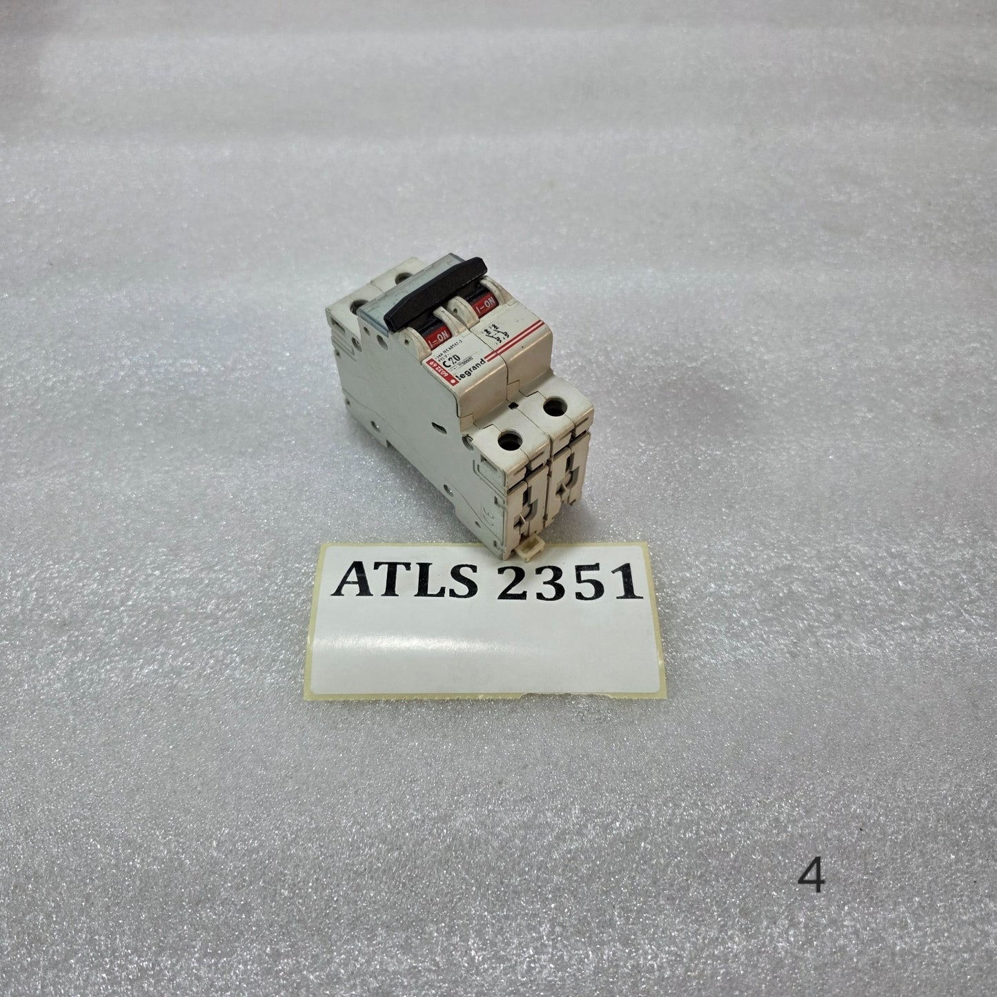 LEGRAND C20 2 POLE MCB 20A 415V 10KA MINIATURE CIRCUIT BREAKER