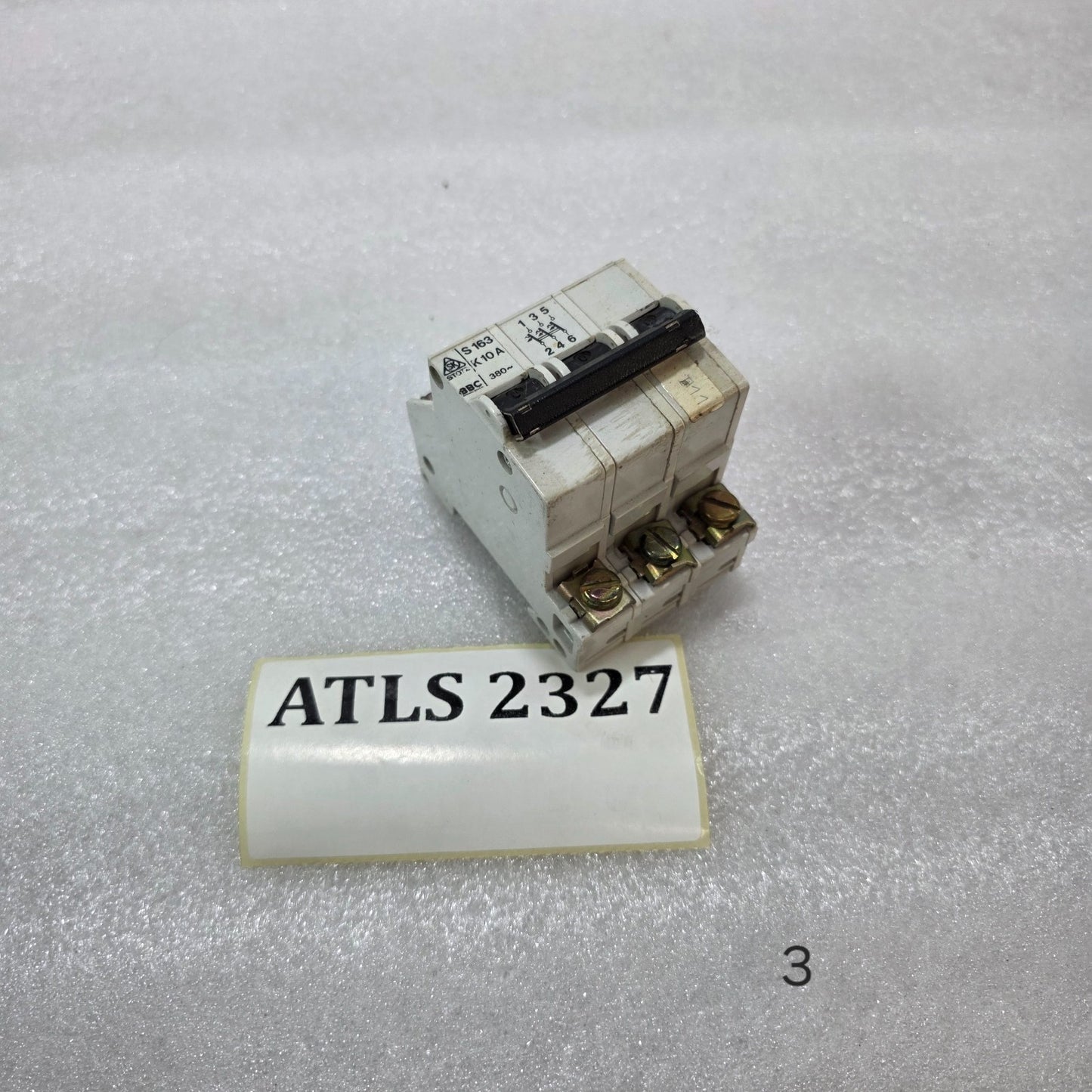 BBC STOTZ S163 K10A 3 POLE CIRCUIT BREAKER 10A 380V