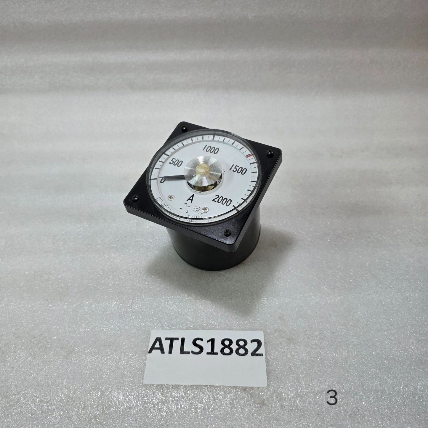 TOYO KEIKI SEVF-11 ANALOG AC AMMETER 0–2000A PANEL METER | CT 2000/5A