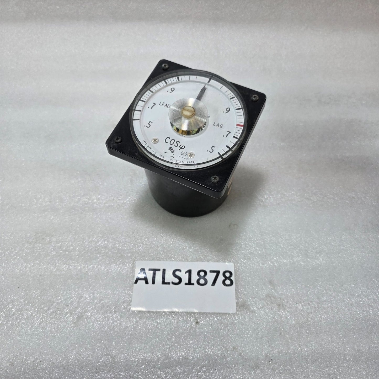 TOYO KEIKI UVF-11N POWER FACTOR METER COSΦ LEAD/LAG PANEL METER | JIS C1102 | 11